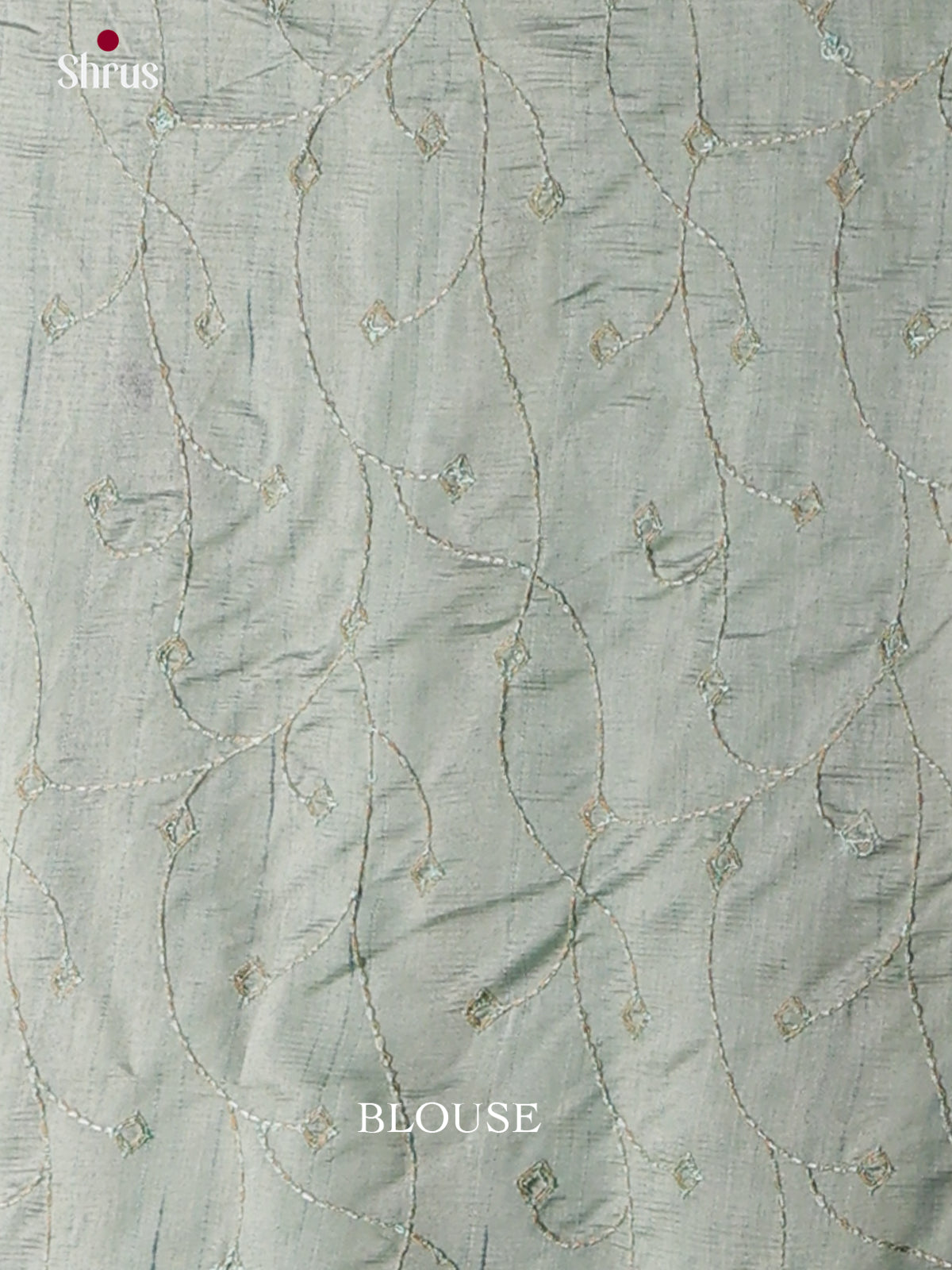 Semi Rawsilk Embroidery Saree - EES22154