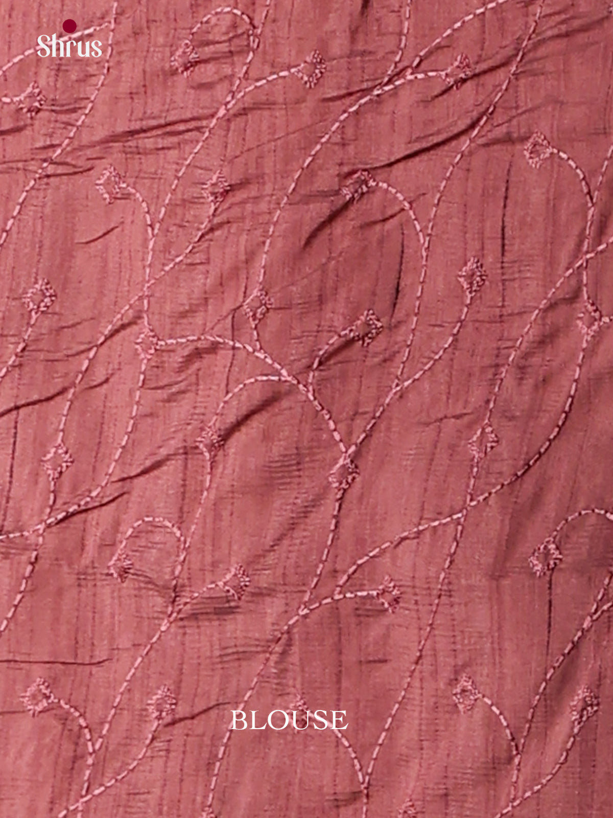 Semi Rawsilk Embroidery Saree - EES22157
