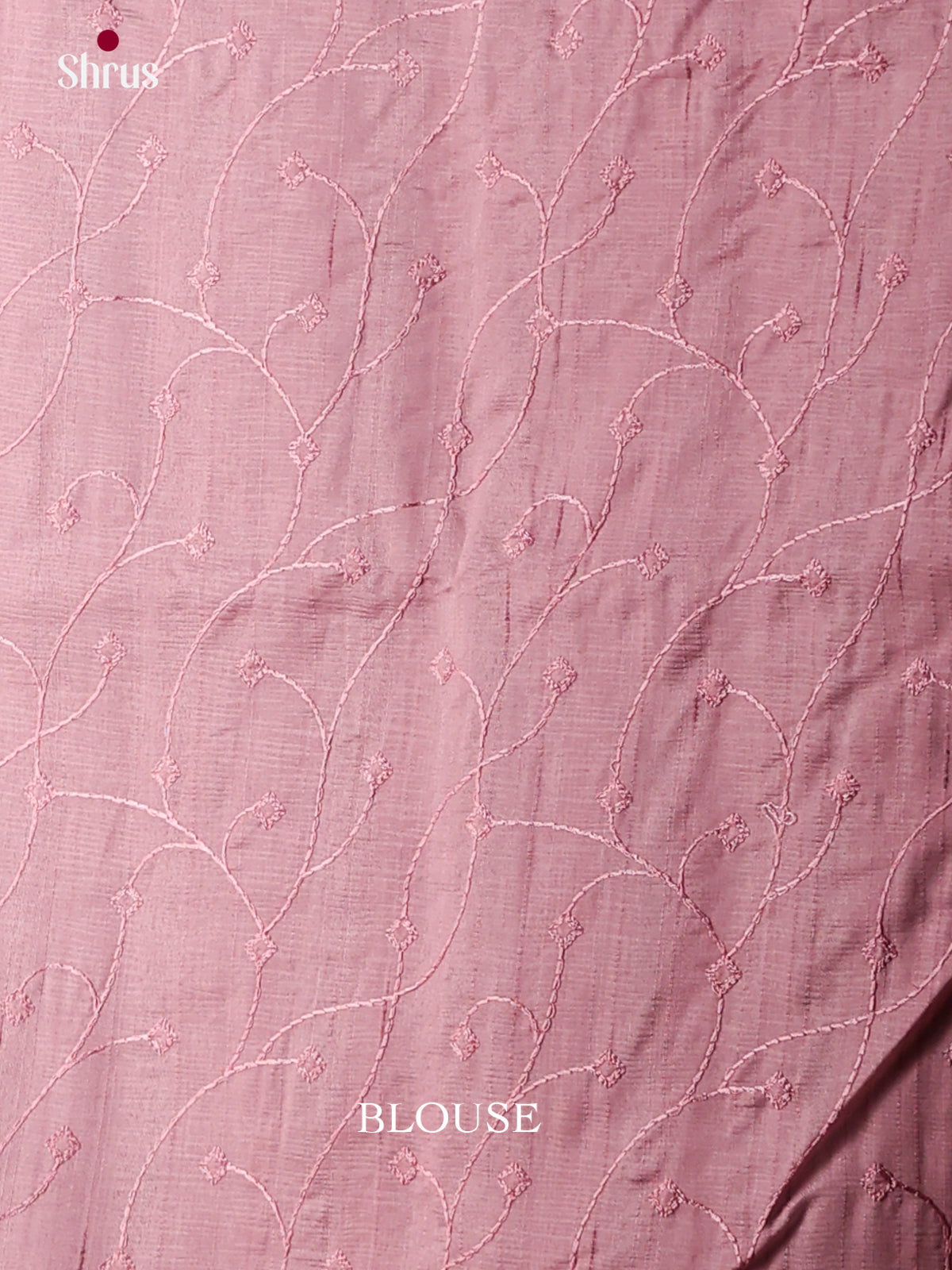 Semi Rawsilk Embroidery Saree - EES22168
