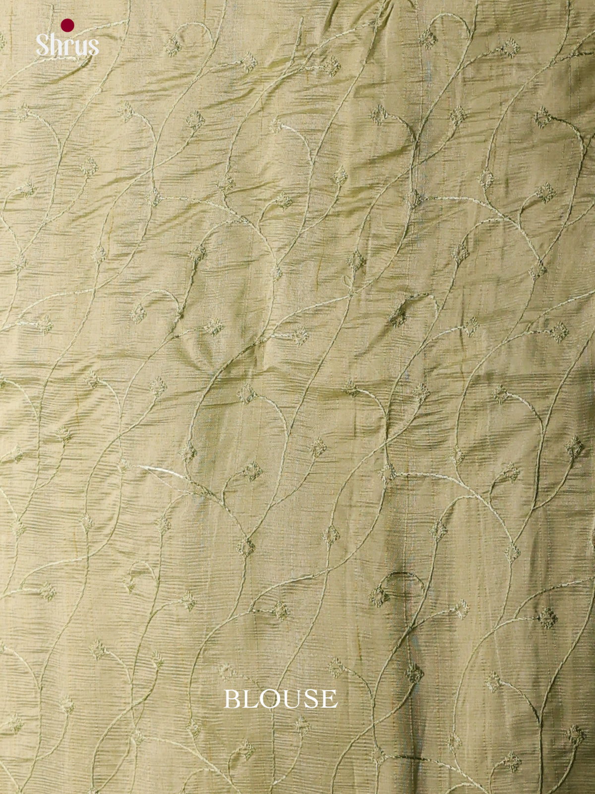 Semi Rawsilk Embroidery Saree - EES22172