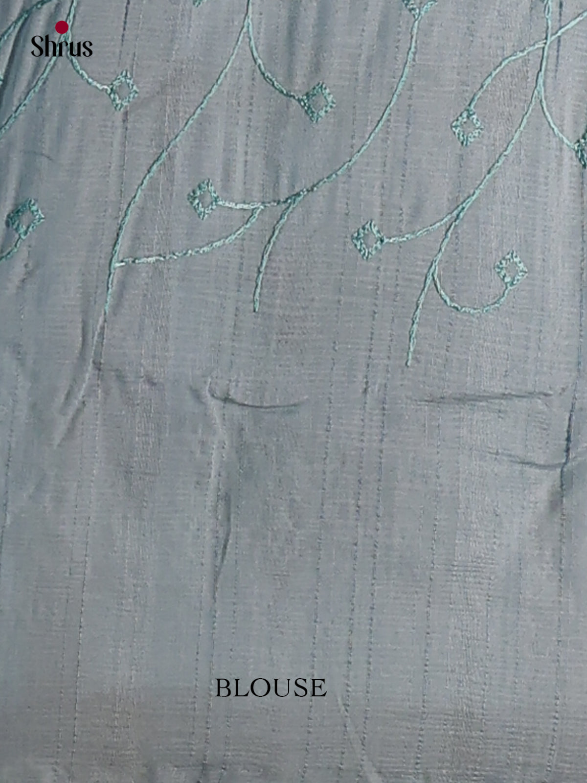 Semi Rawsilk Embroidery Saree - EES22173 - Shop on Shrus.com