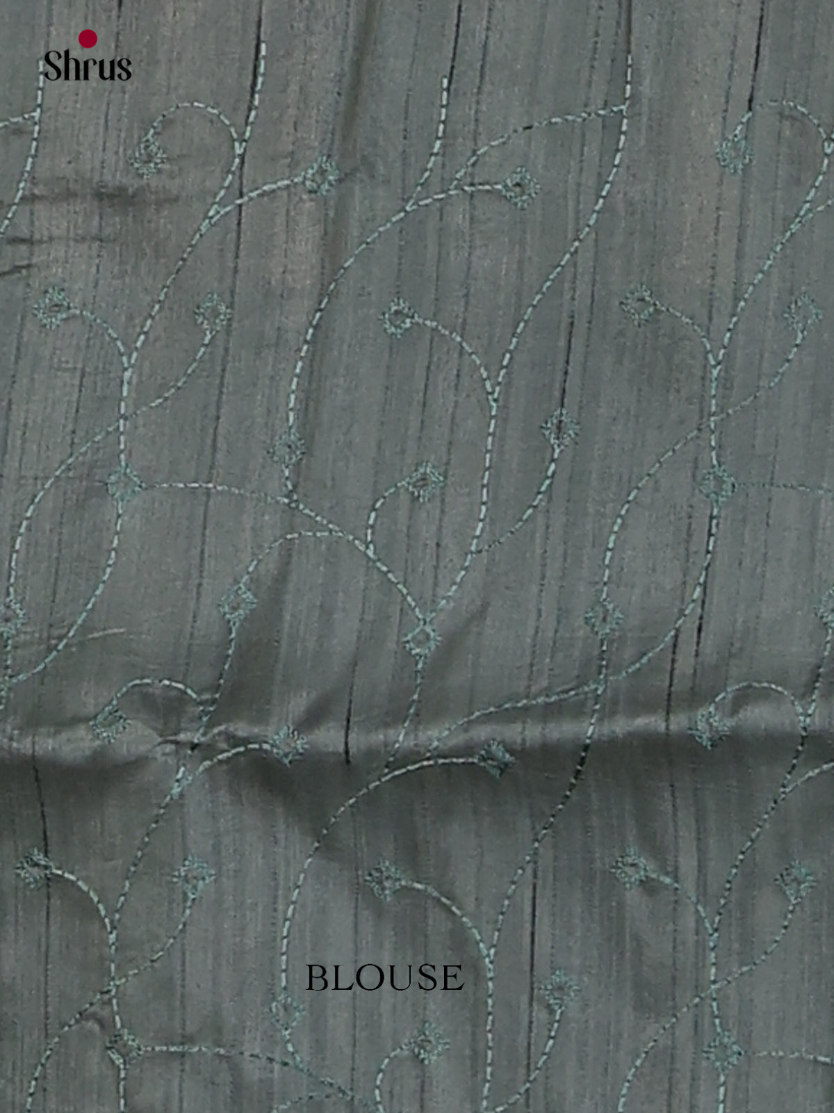 Semi Rawsilk Embroidery Saree - EES22209 - Shop on Shrus.com
