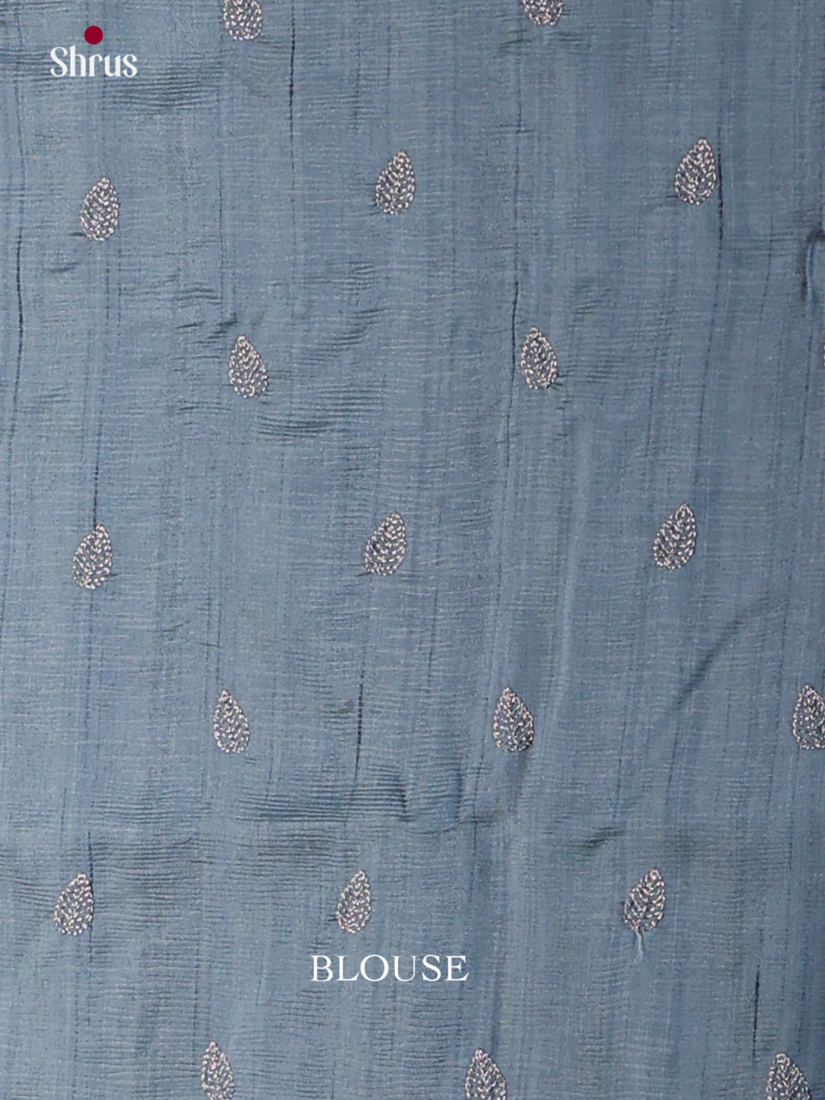 Semi Rawsilk Embroidery Saree - EES22210