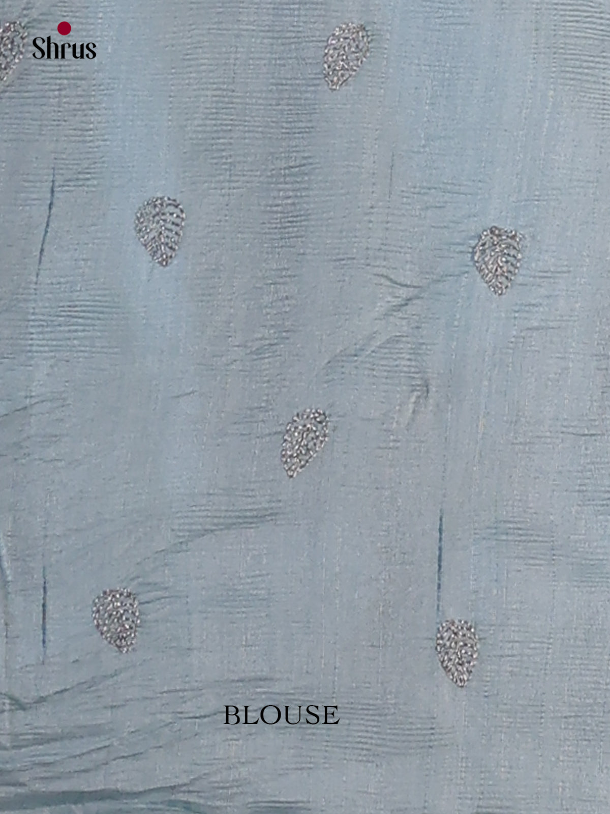 Semi Rawsilk Embroidery Saree - EES22215 - Shop on Shrus.com