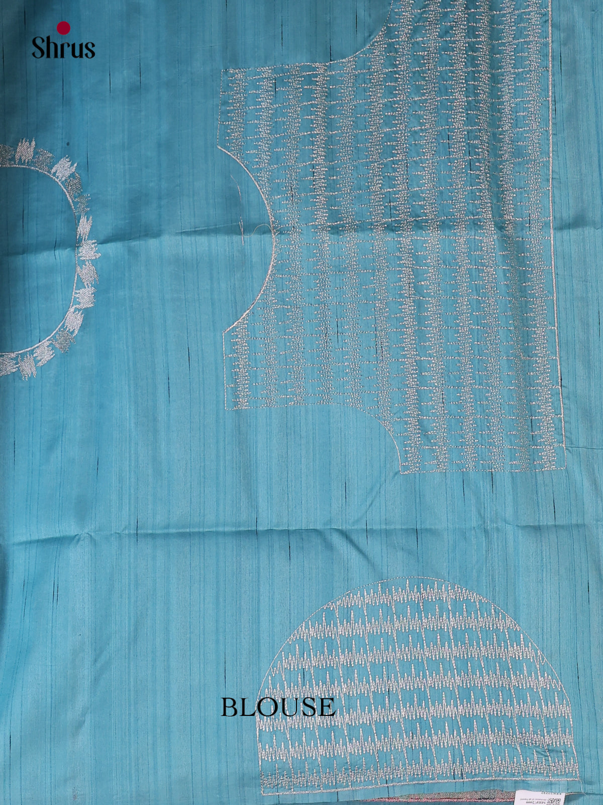 Semi Rawsilk Embroidery Saree - EES22232 - Shop on Shrus.com