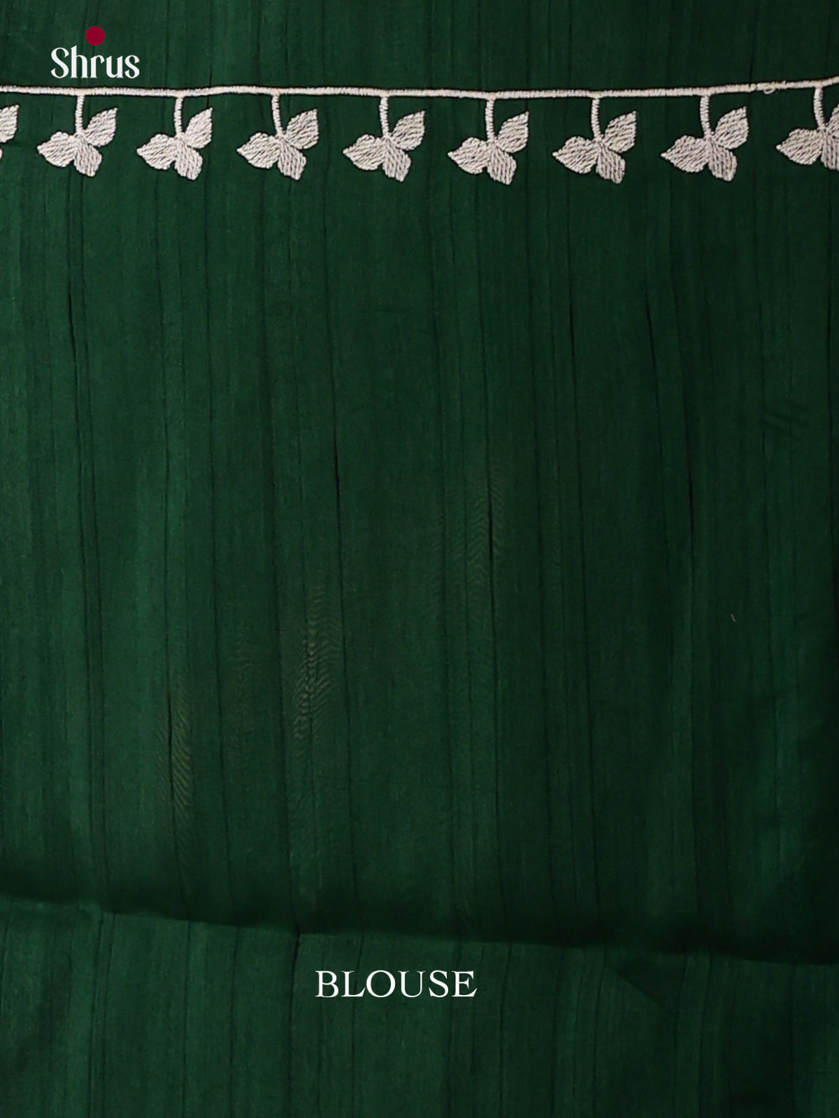 Semi Rawsilk Embroidery Saree - EES22289