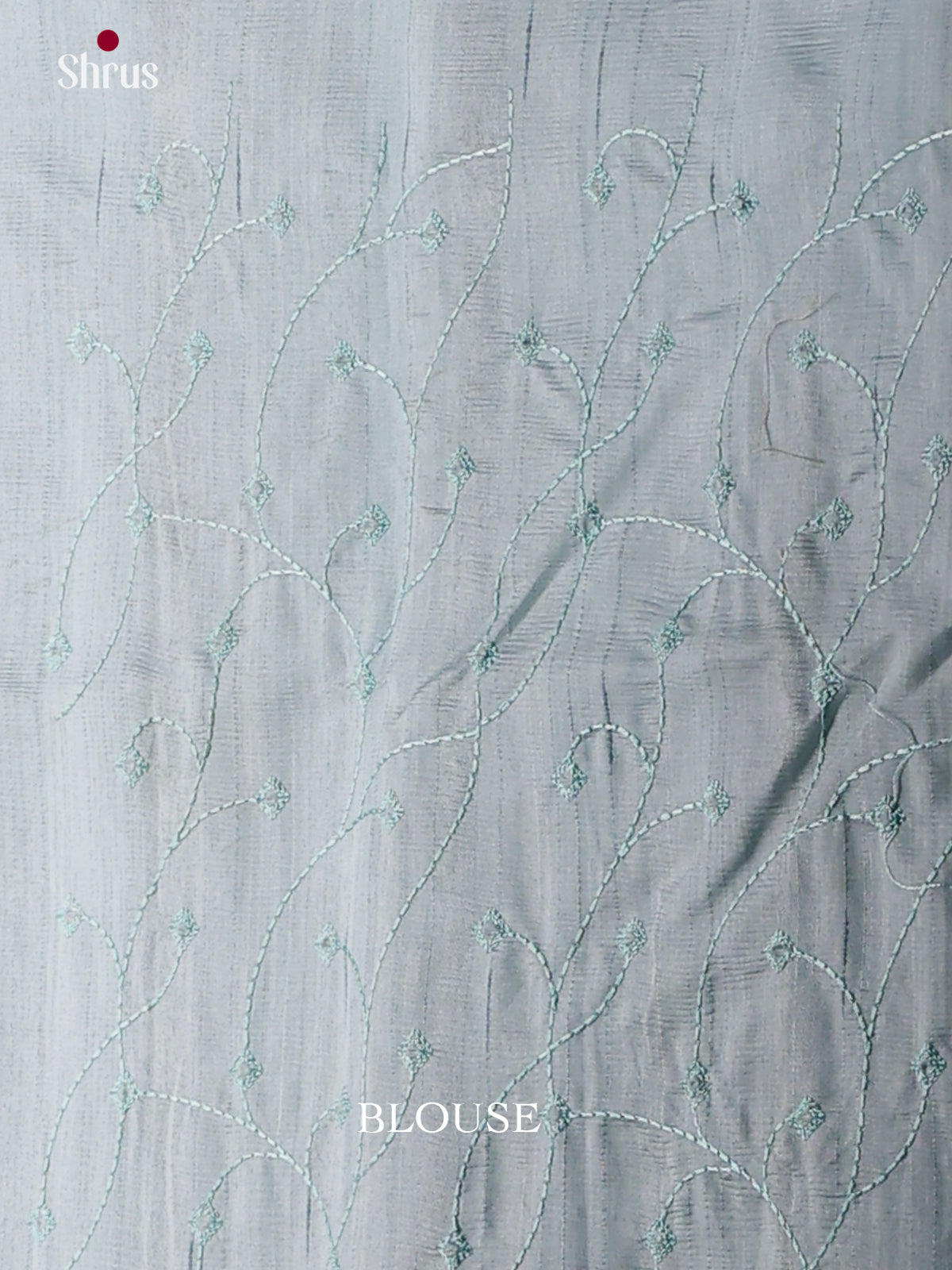 Semi Rawsilk Embroidery Saree - EES22300