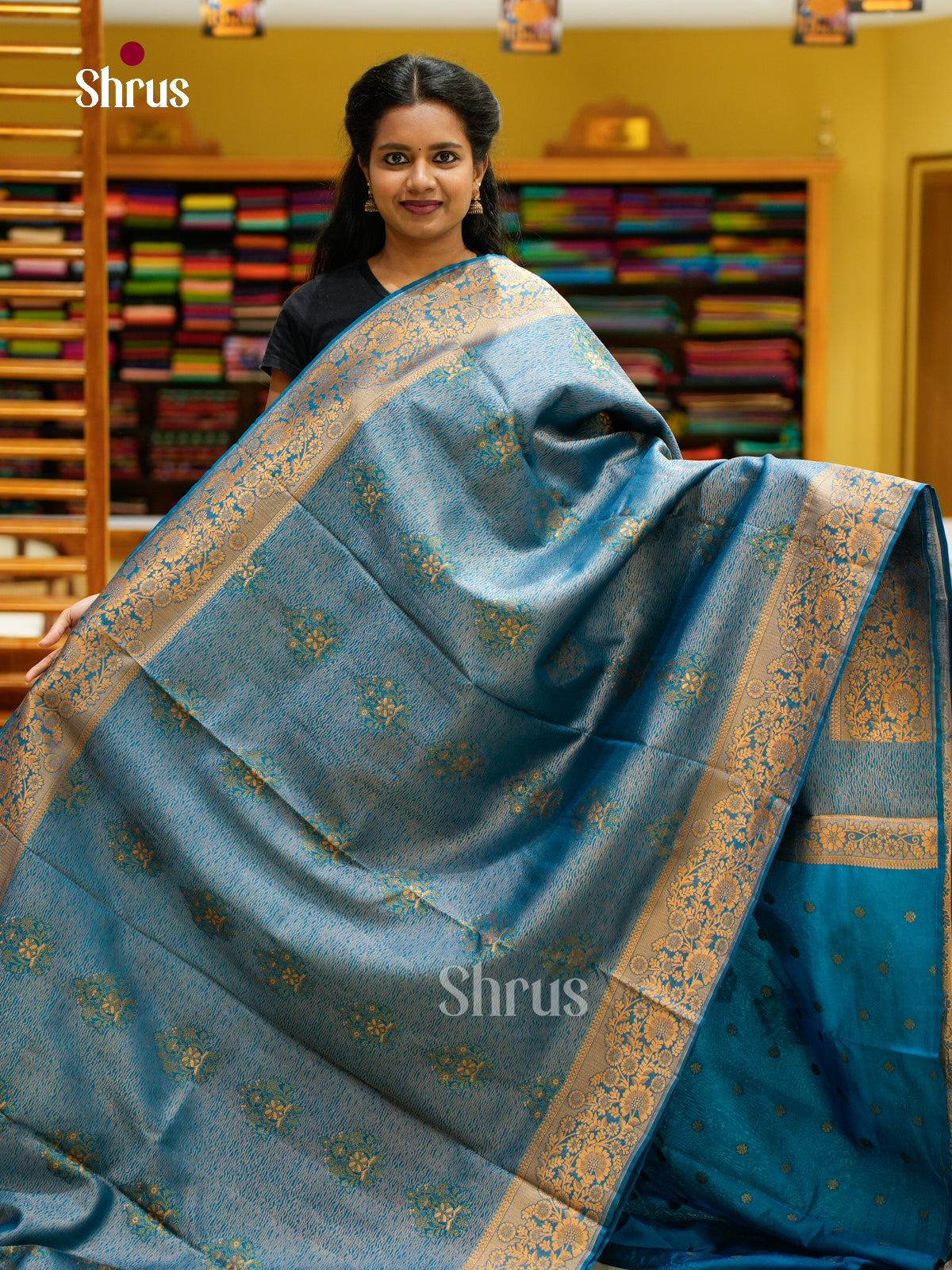 Bamboo silk Saree - EES23034 - Shop on Shrus.com