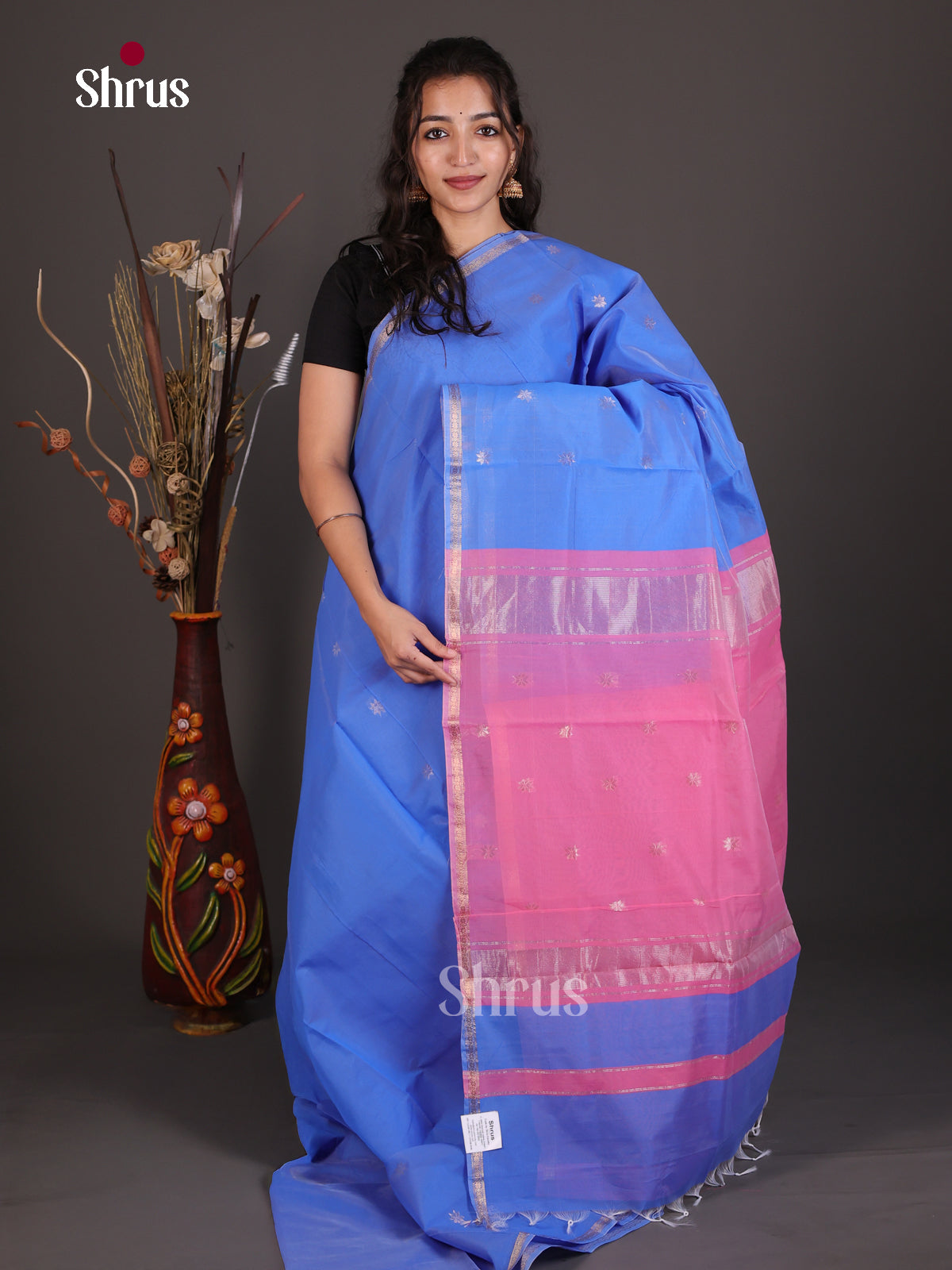 Semi Maheshwari Saree - EES23062
