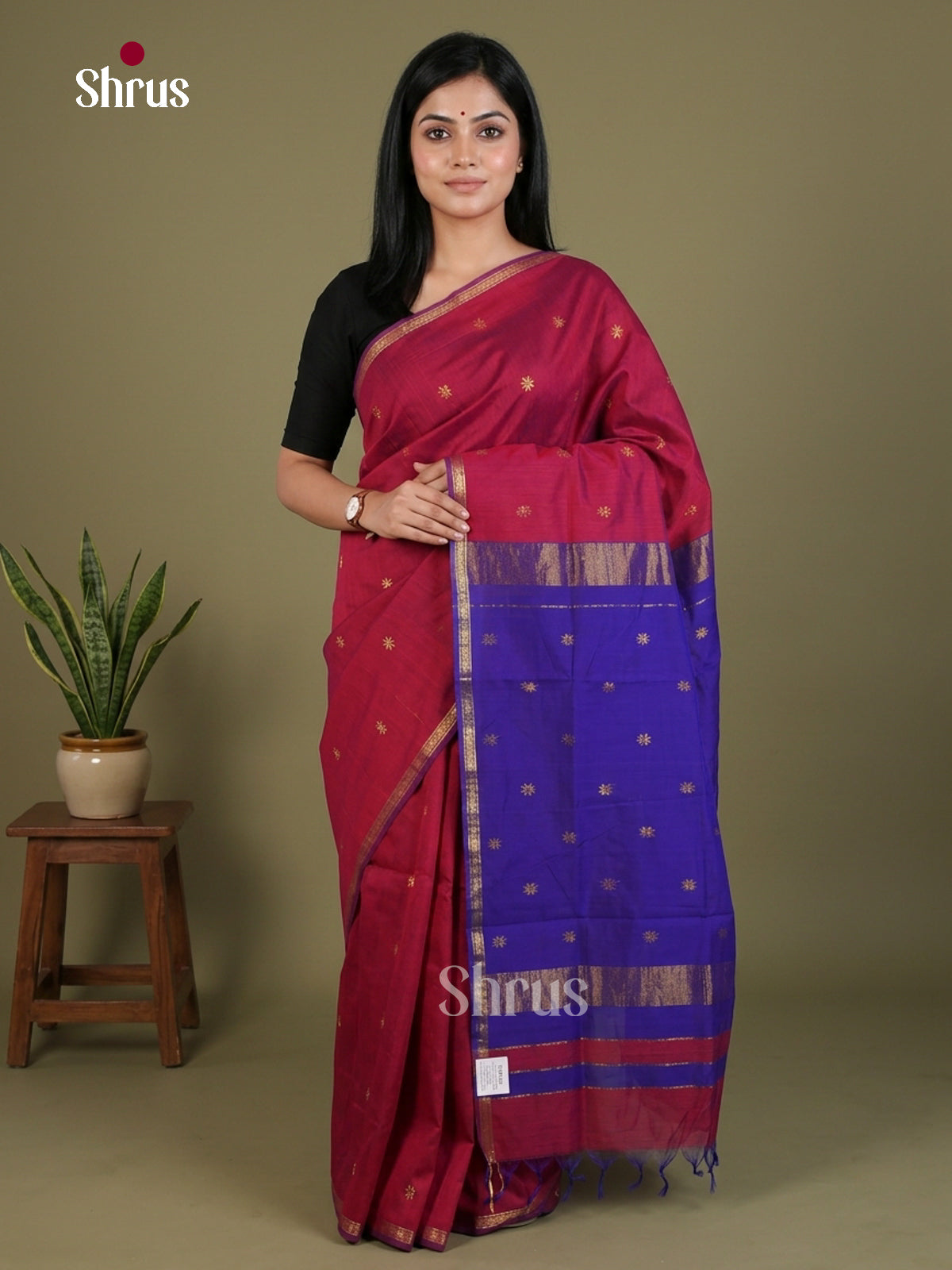 Semi Maheshwari Saree - EES23072