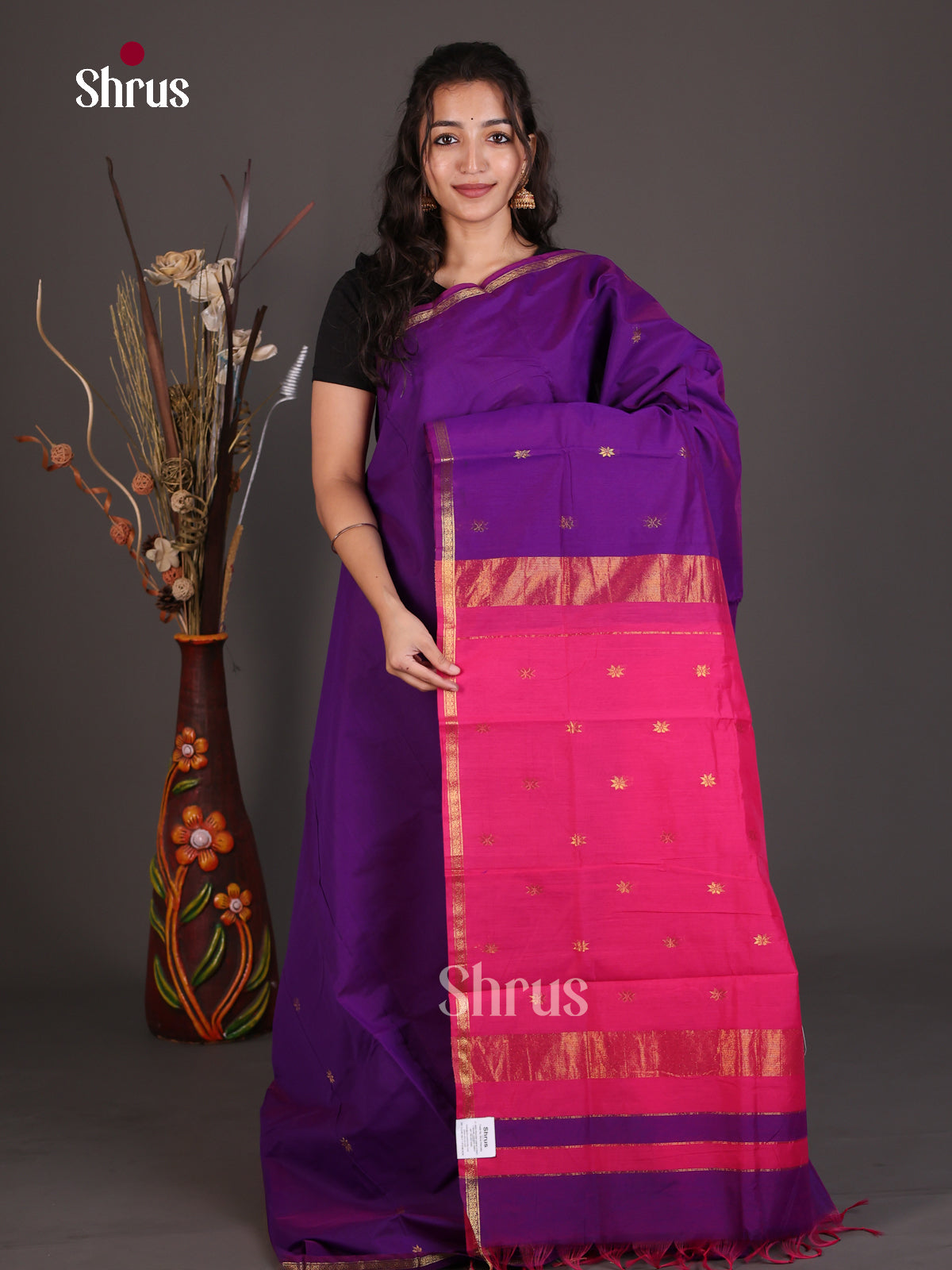 Semi Maheshwari Saree - EES23114