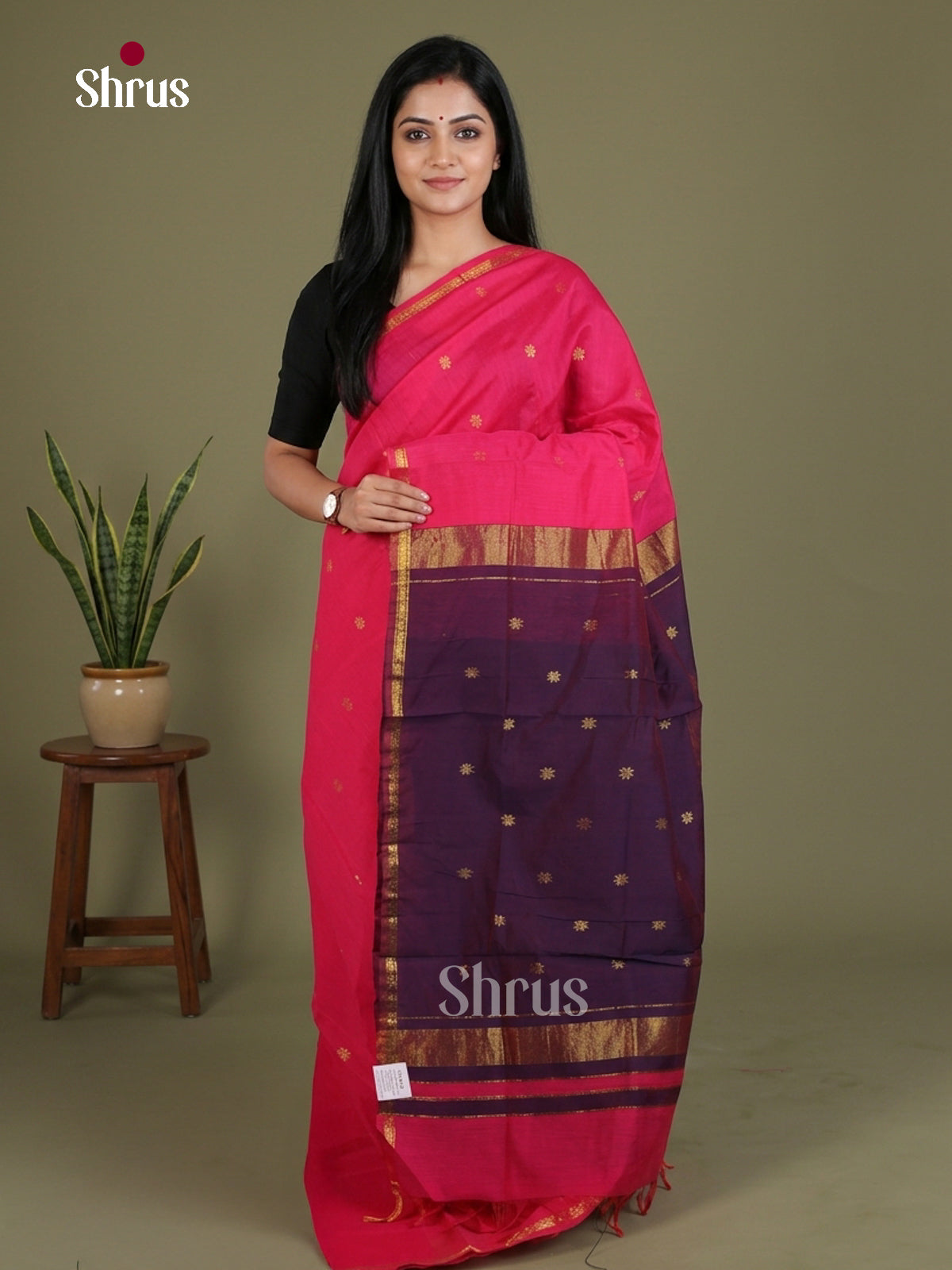 Semi Maheshwari Saree - EES23120
