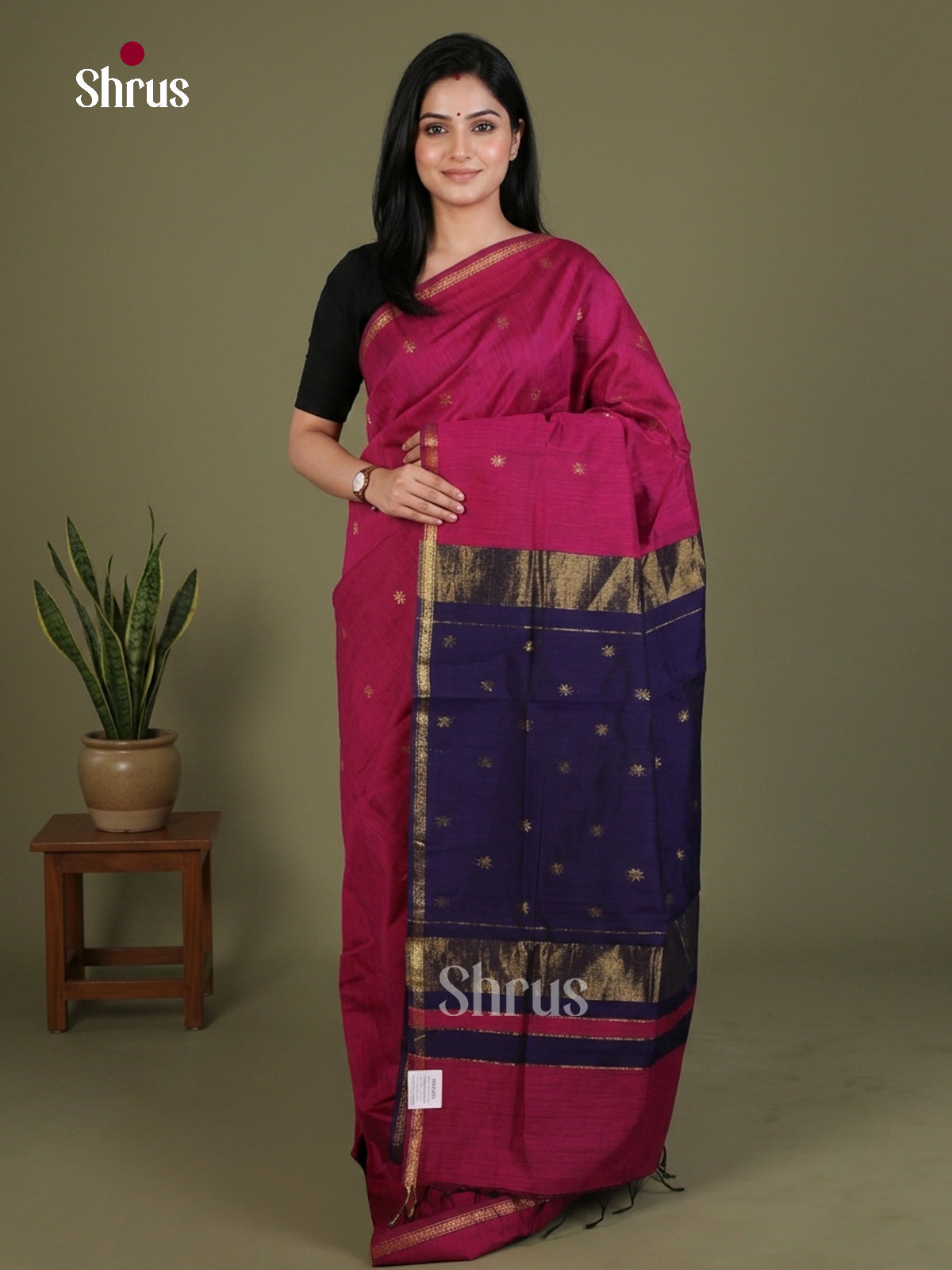 Semi Maheshwari Saree - EES23123
