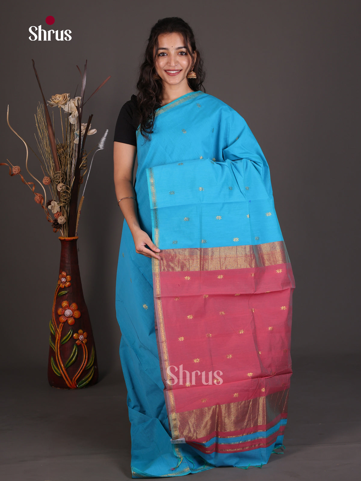 Semi Maheshwari Saree - EES23127