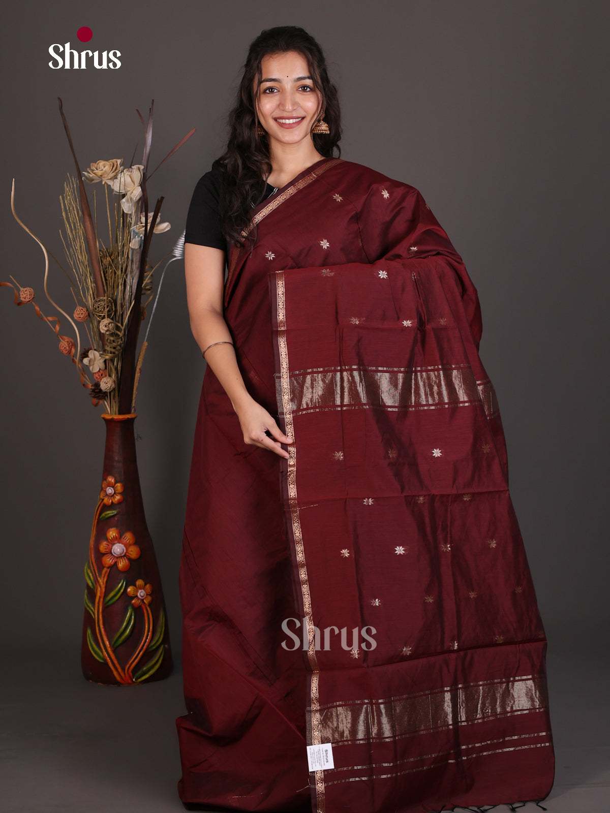 Semi Maheshwari Saree - EES23142