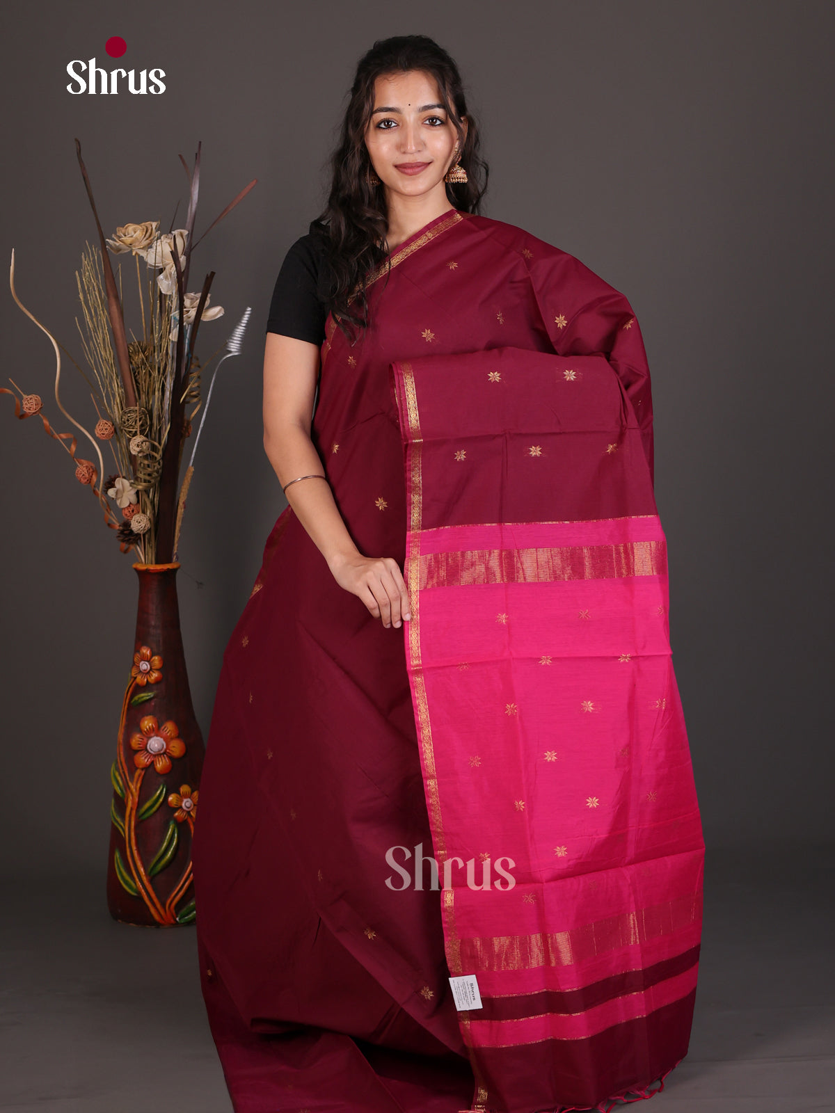 Semi Maheshwari Saree - EES23156