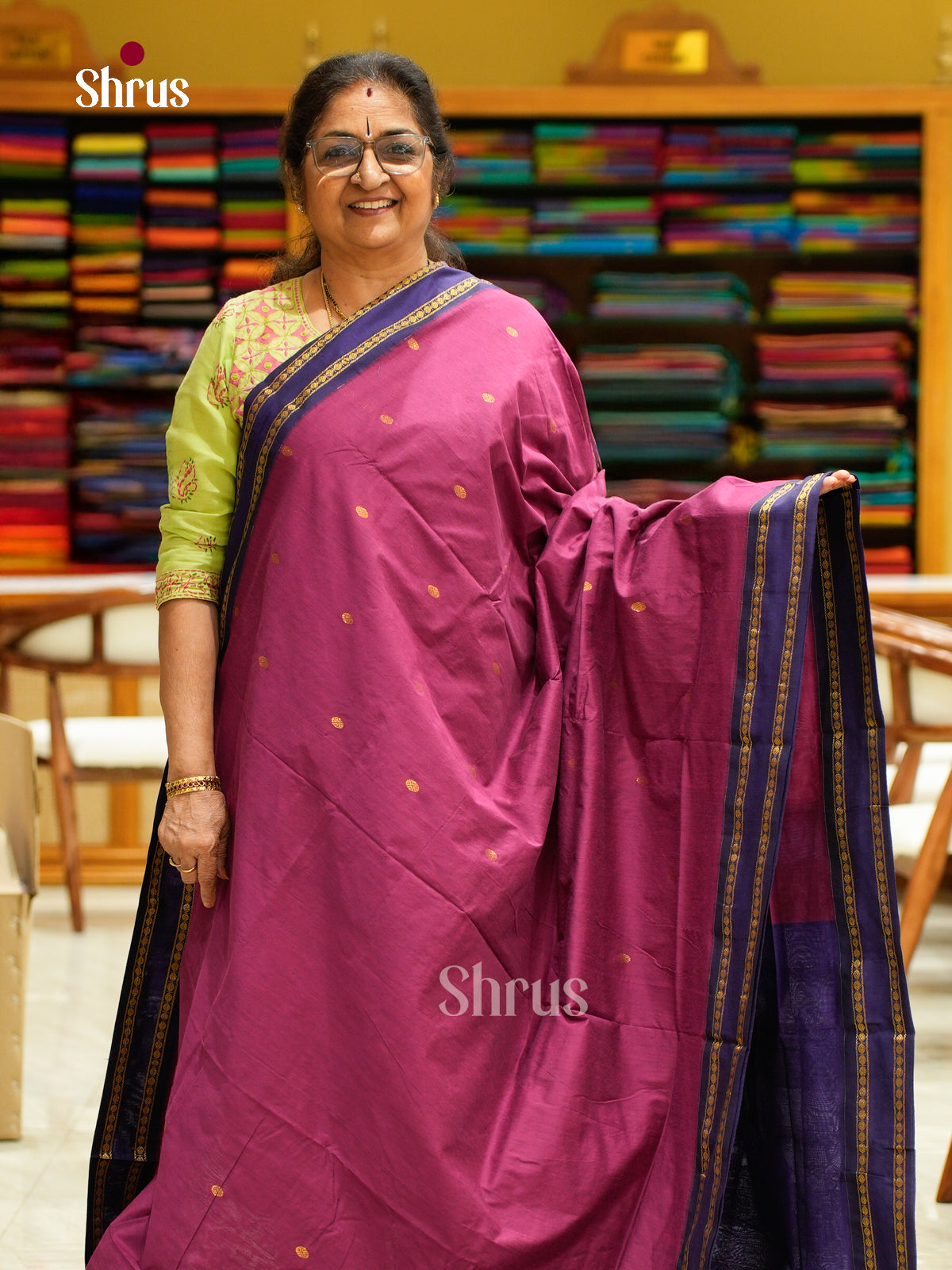 Kalyani Cotton Saree - EES23172 - Shop on Shrus.com