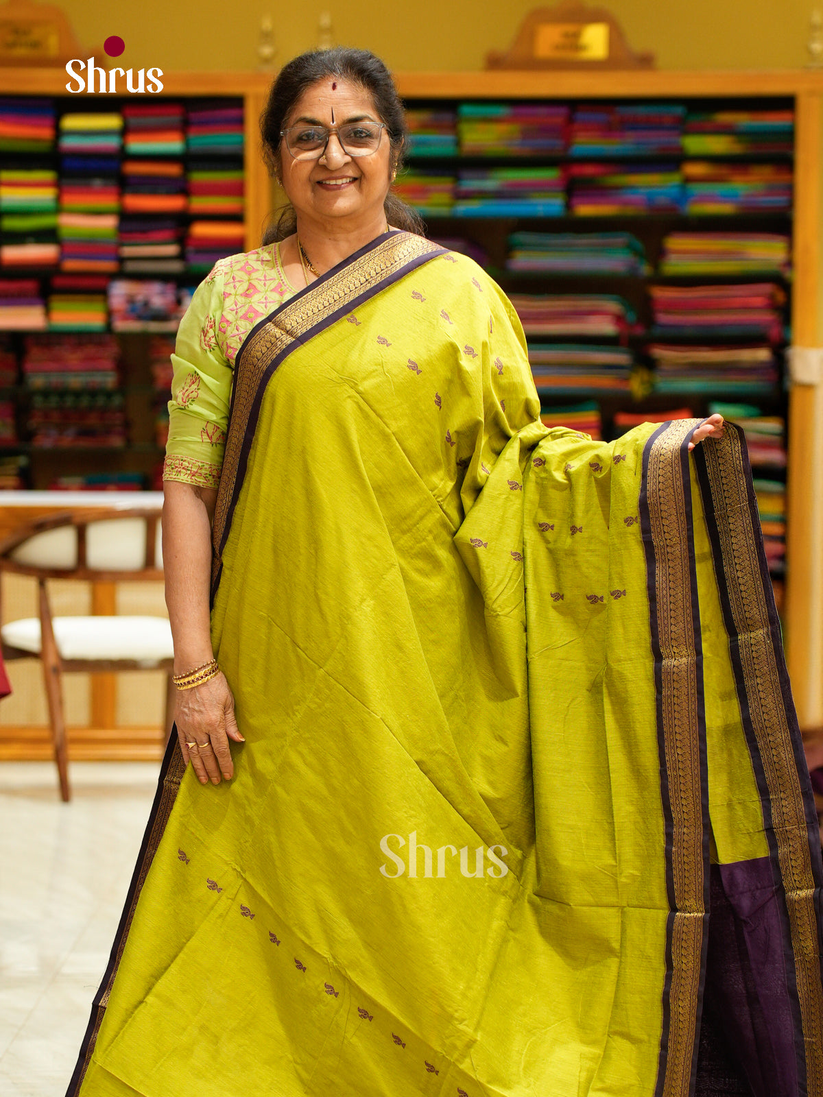 Kalyani Cotton Saree - EES23174 - Shop on Shrus.com