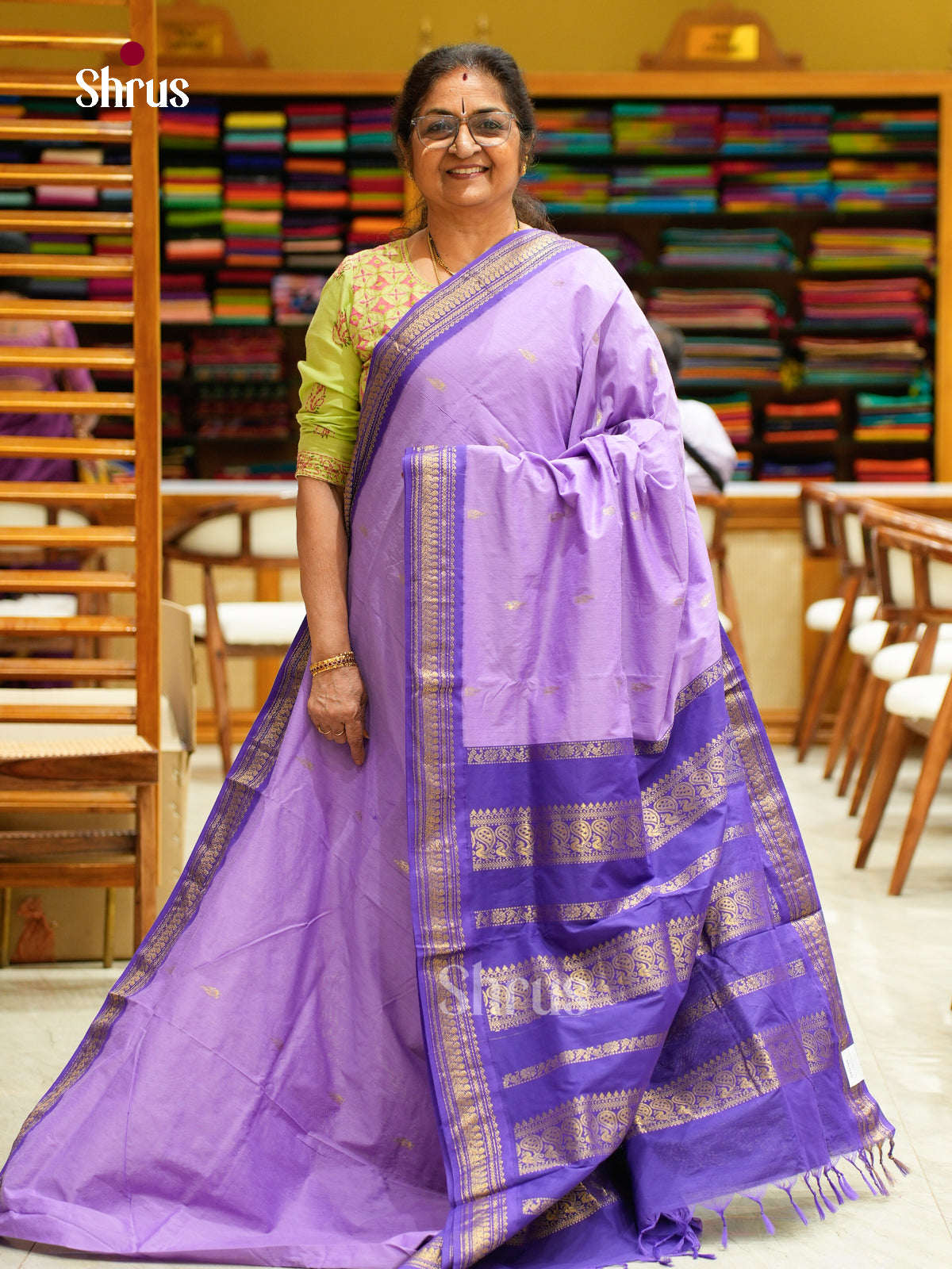 Kalyani Cotton Saree - EES23182 - Shop on Shrus.com