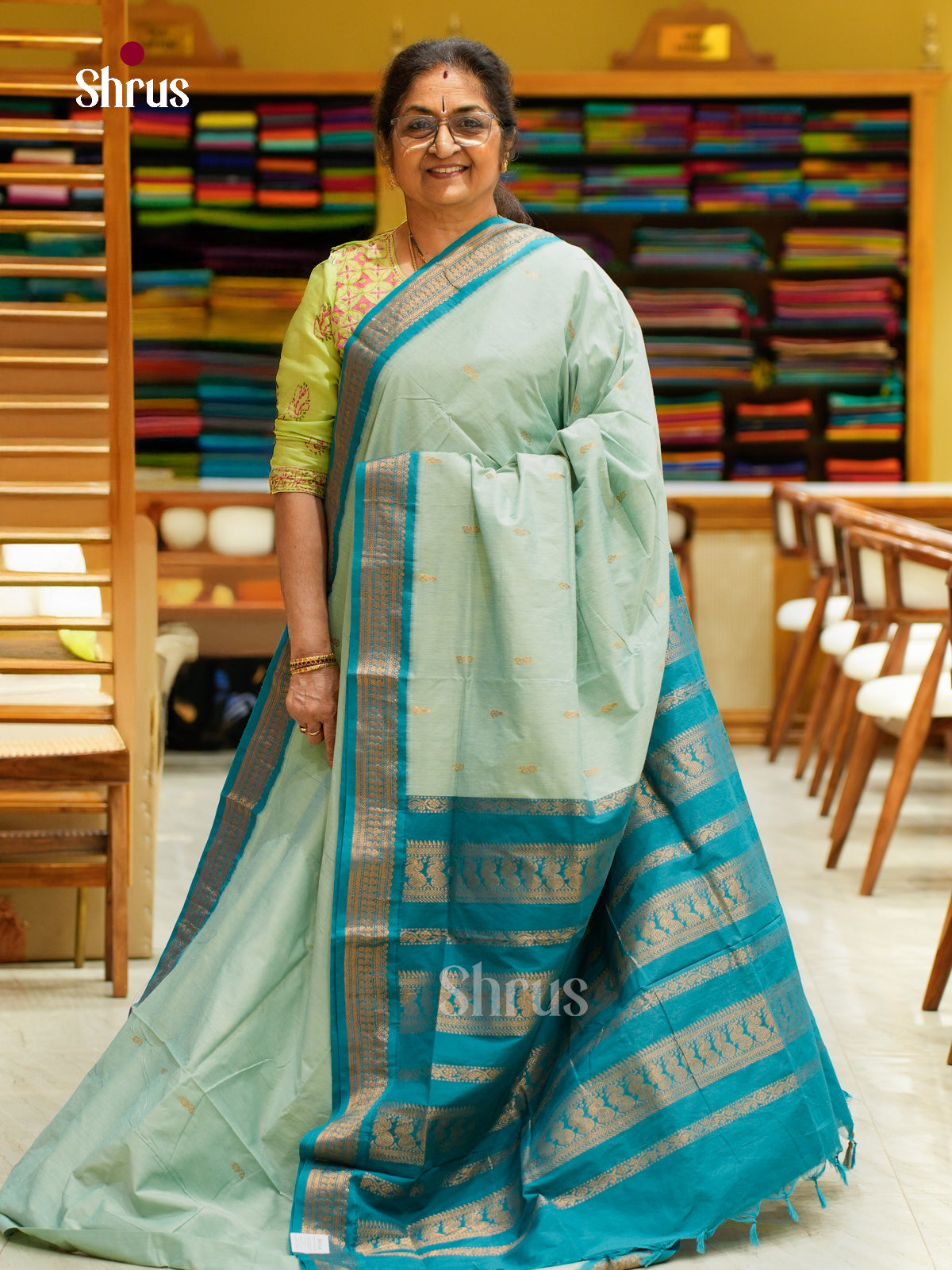 Kalyani Cotton Saree - EES23187 - Shop on Shrus.com