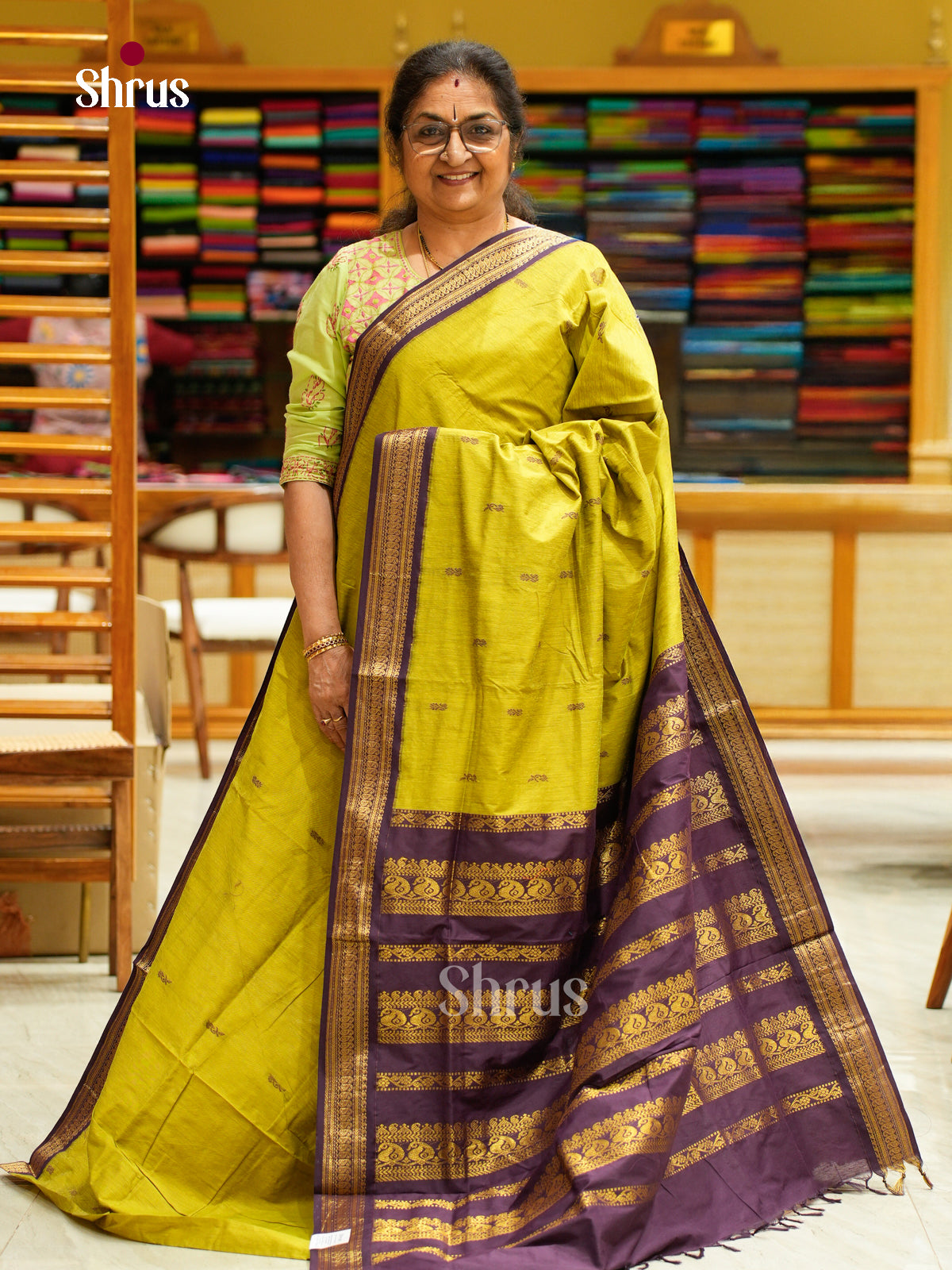 Kalyani Cotton Saree - EES23190 - Shop on Shrus.com