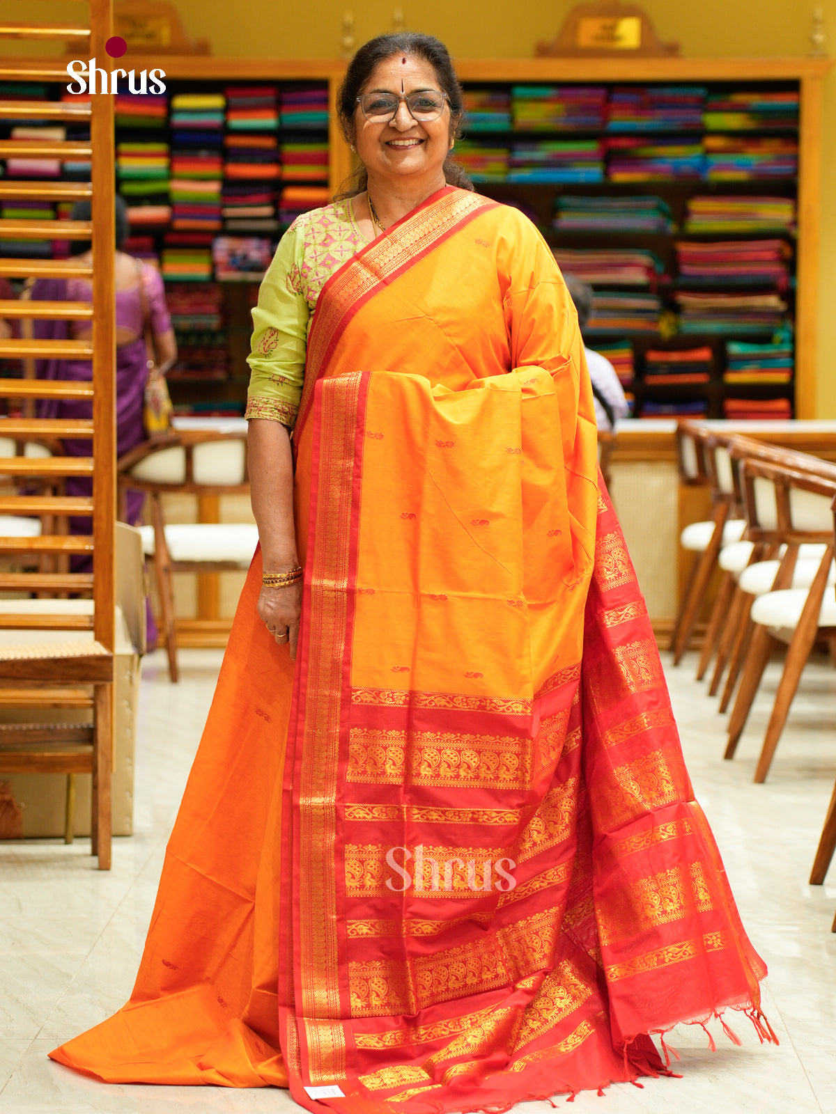 Kalyani Cotton Saree - EES23191 - Shop on Shrus.com
