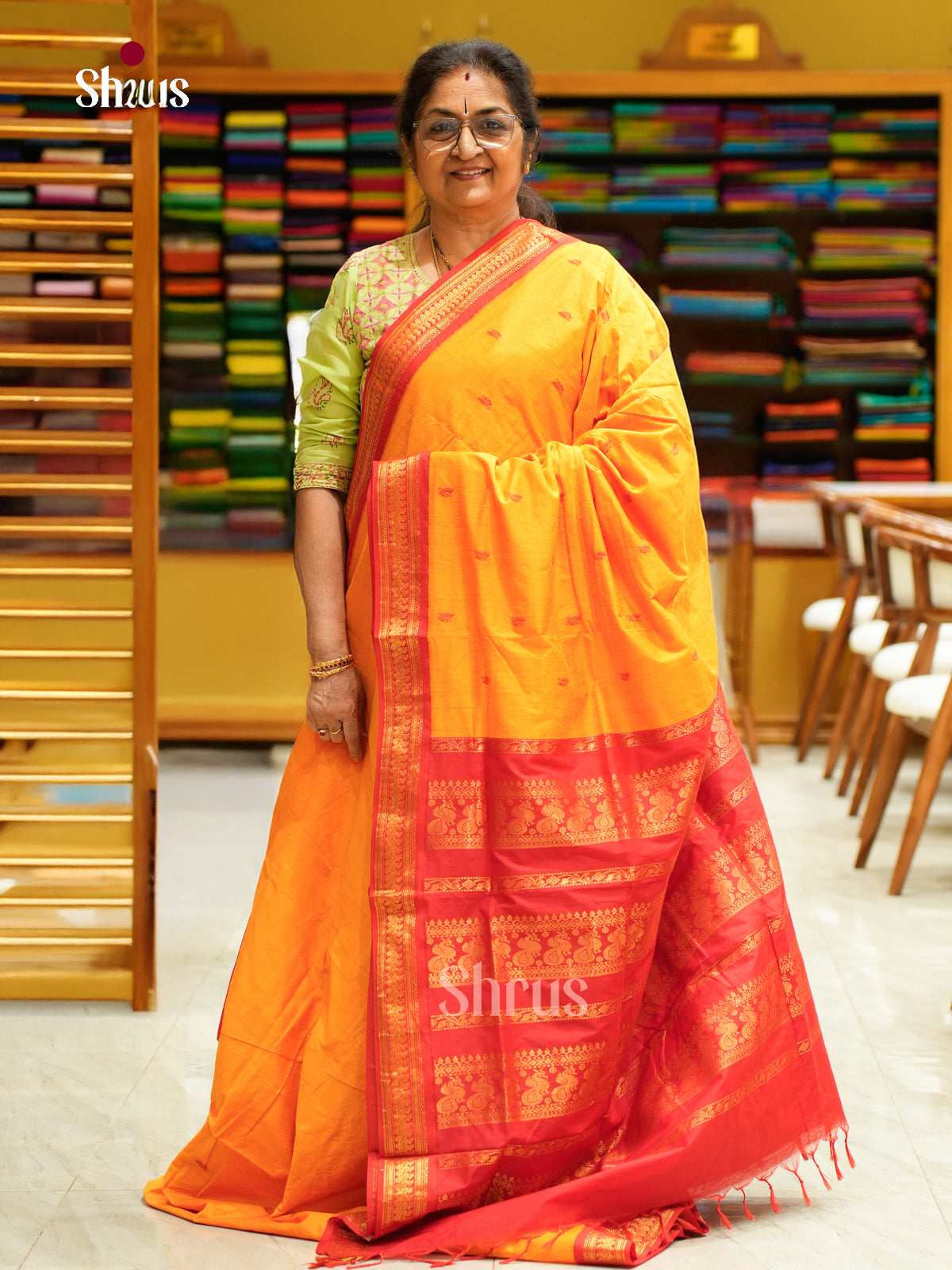 Kalyani Cotton Saree - EES23193 - Shop on Shrus.com