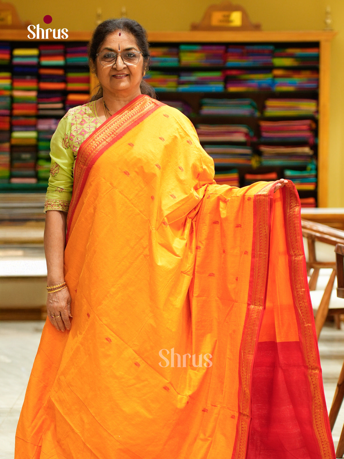 Kalyani Cotton Saree - EES23193 - Shop on Shrus.com