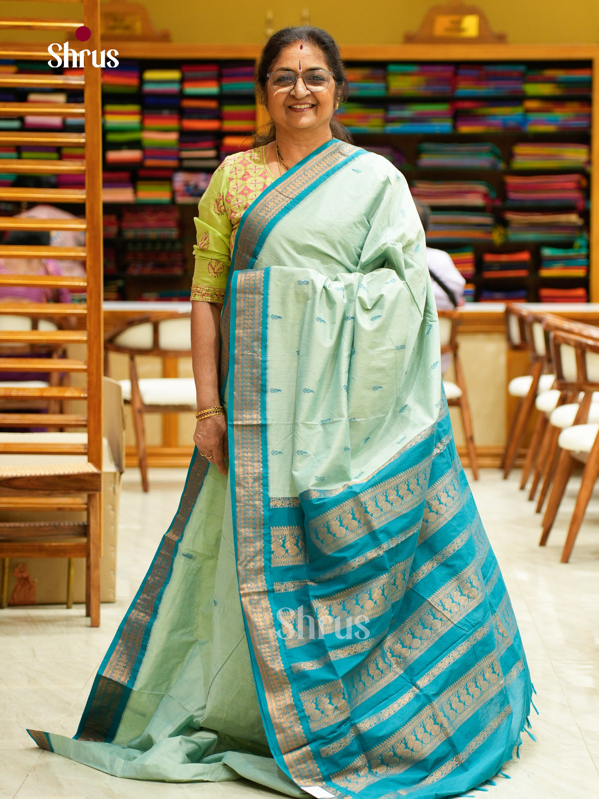Kalyani Cotton Saree - EES23194 - Shop on Shrus.com