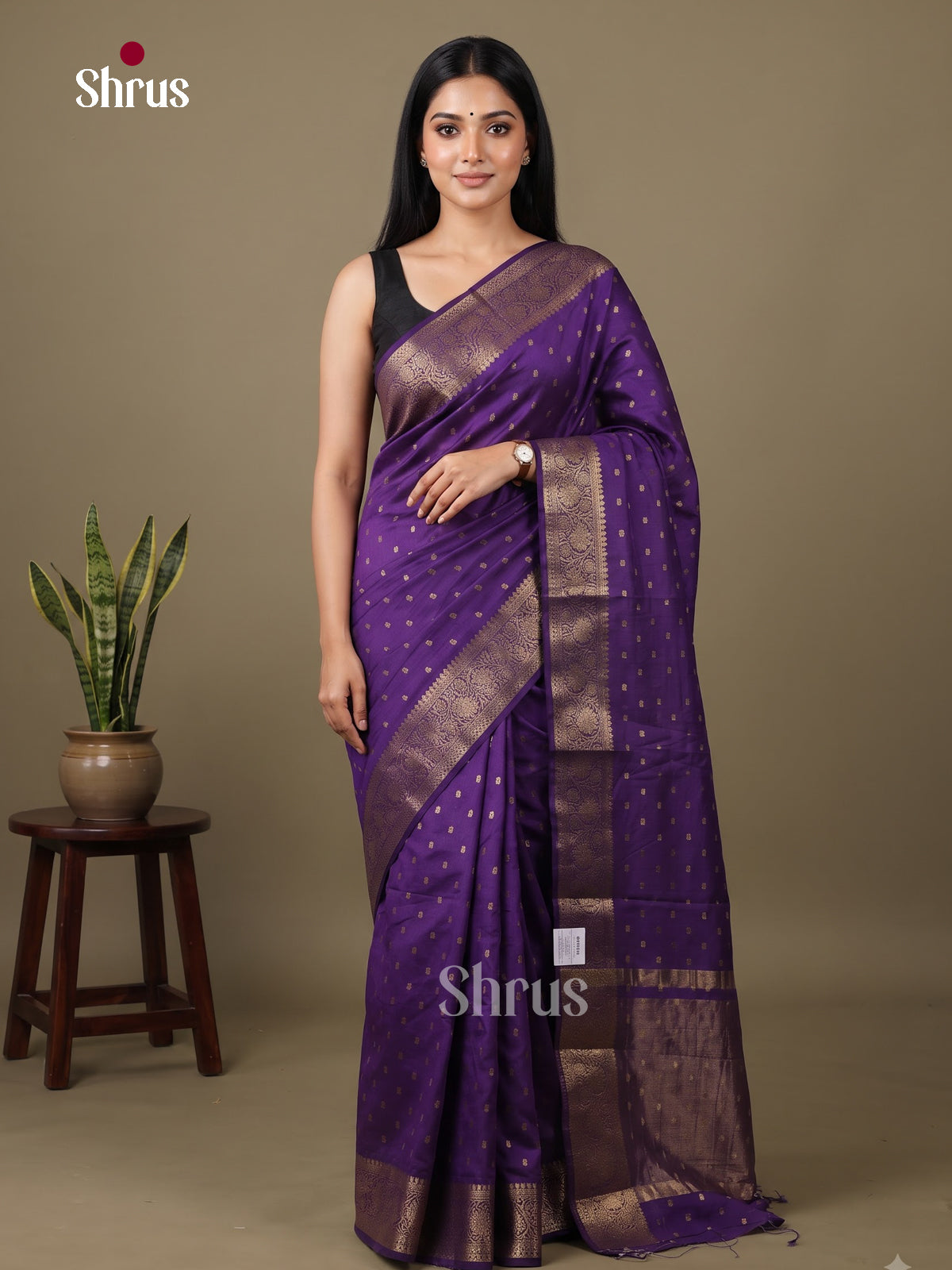 Semi Rawsilk Saree - EES23199