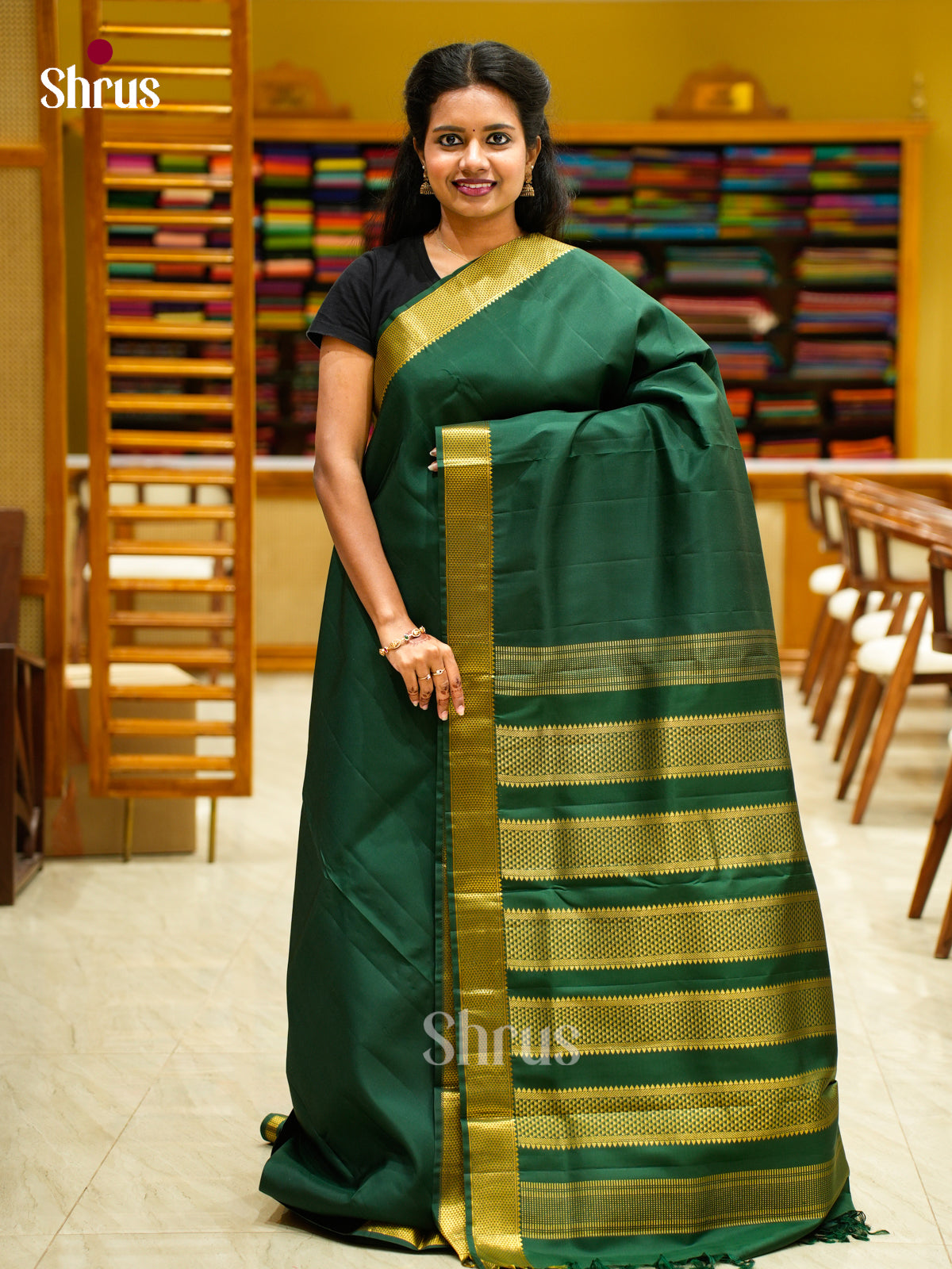 Kanchipuram silk 9Yards Saree - EES25007