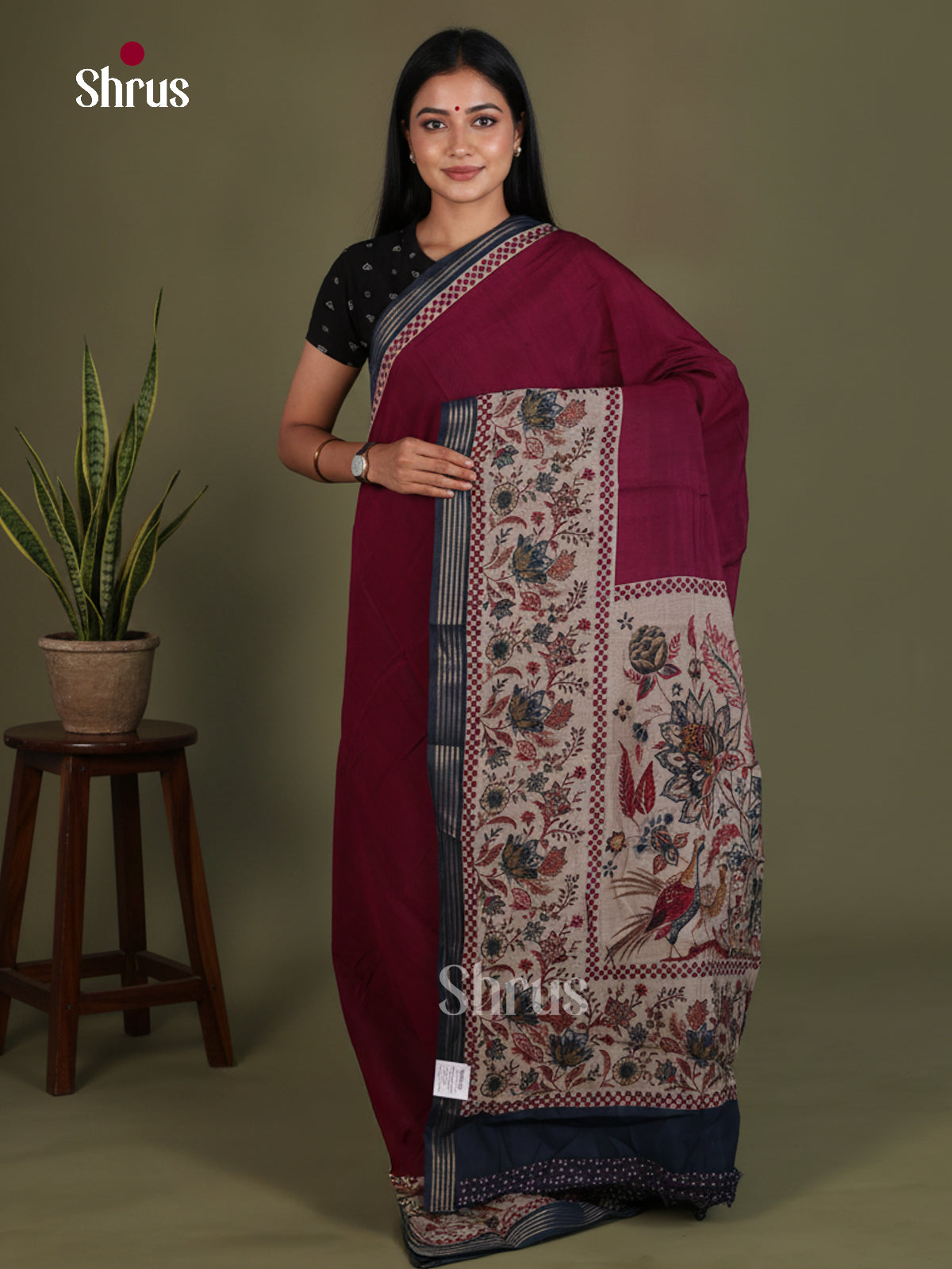 Art Modal Saree - EES25042 - Shop on Shrus.com