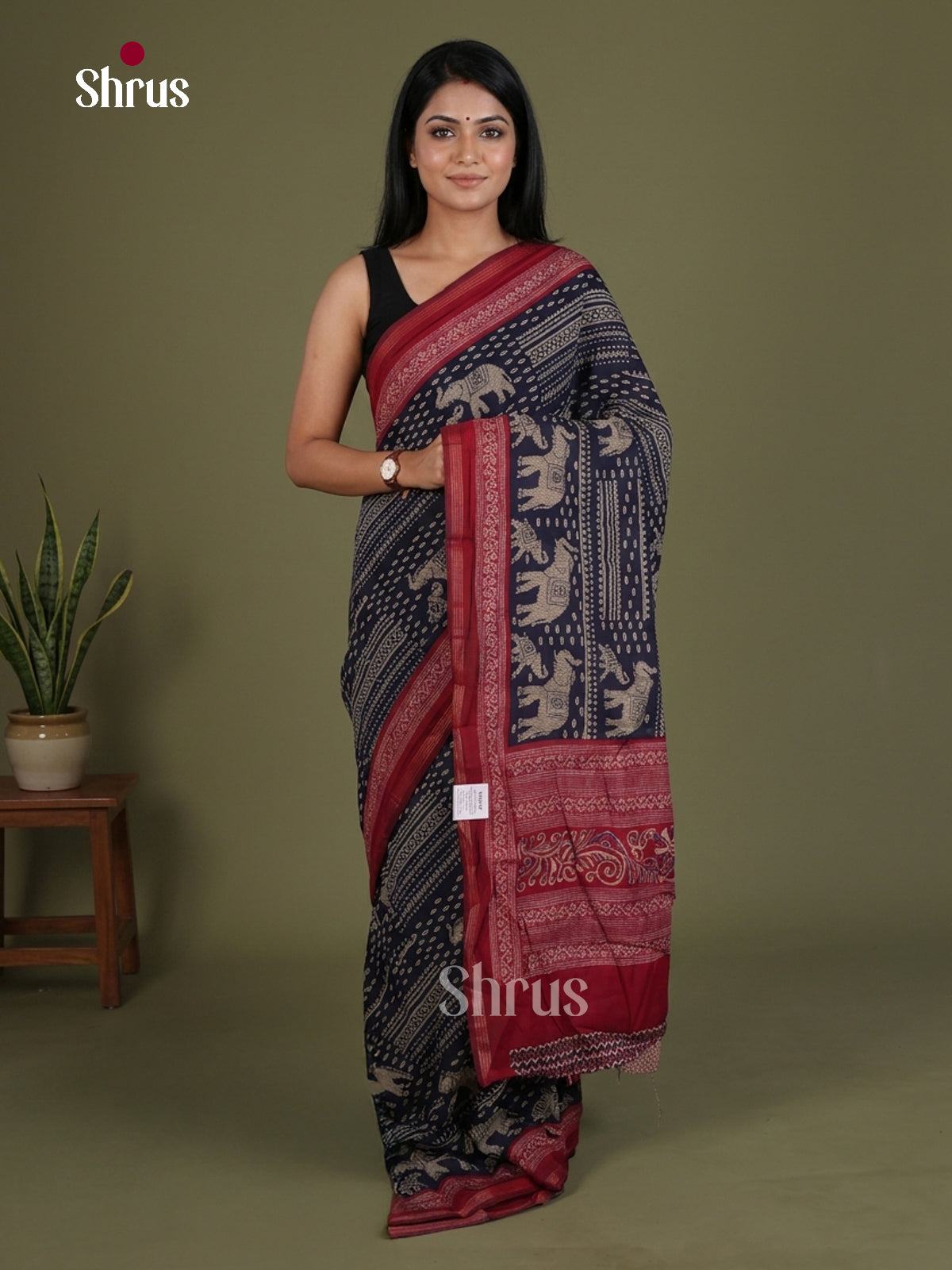 Art Modal Saree - EES25071 - Shop on Shrus.com
