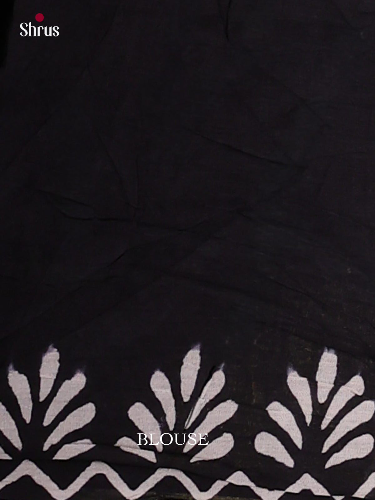 Black - Jaipur cotton Saree - EES25096