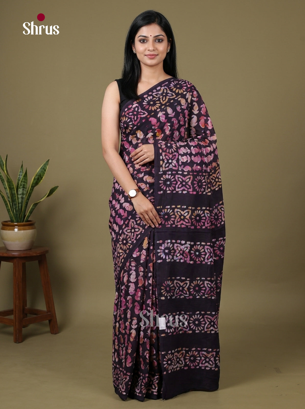 Jaipur cotton Saree - EES25110