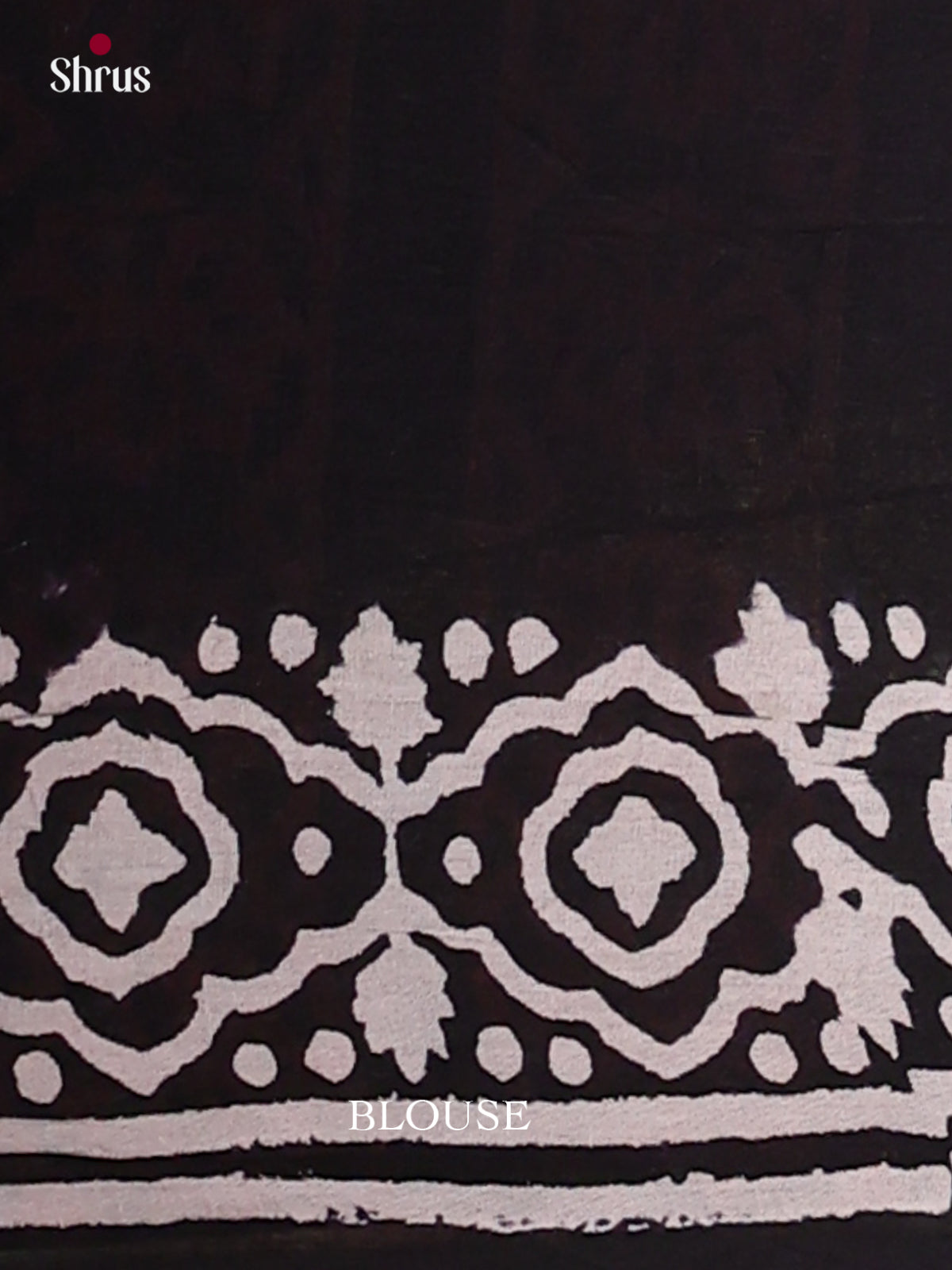 Black & Red - Jaipur cotton Saree - EES25112