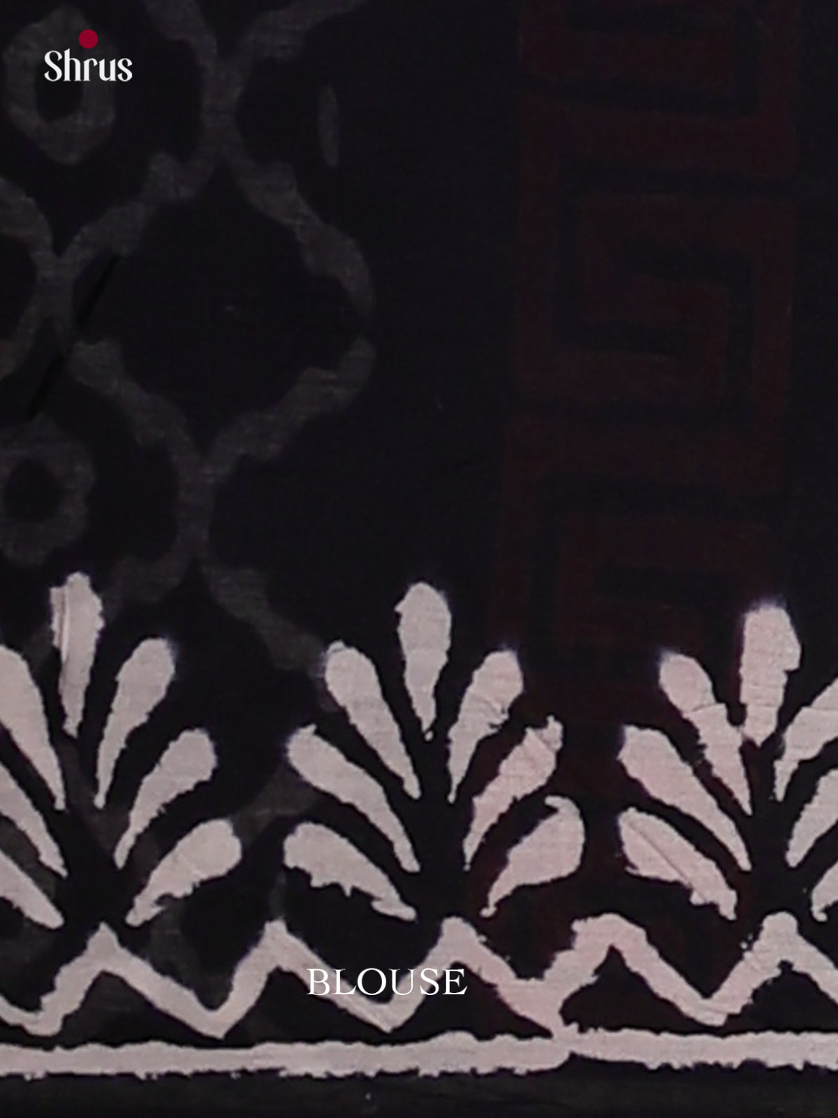 Black - Jaipur cotton Saree - EES25121
