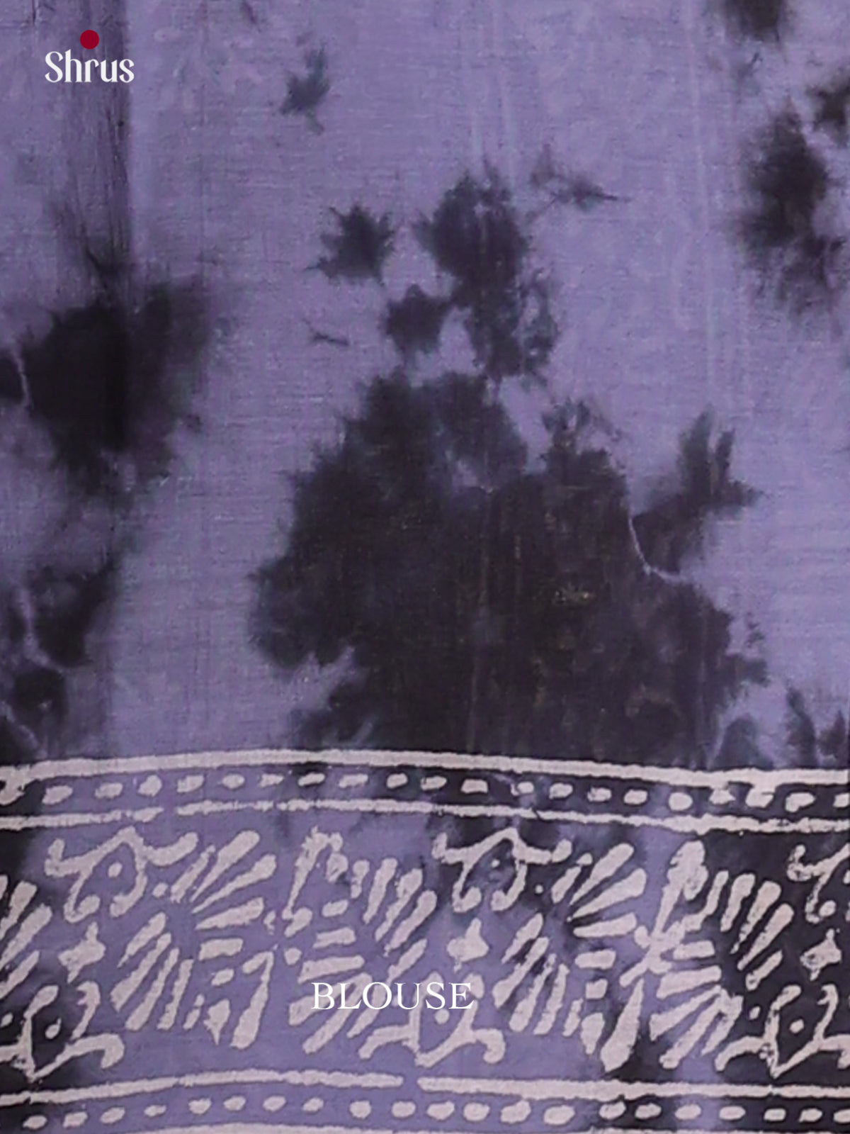 Purple & Black - Jaipur cotton Saree - EES25130