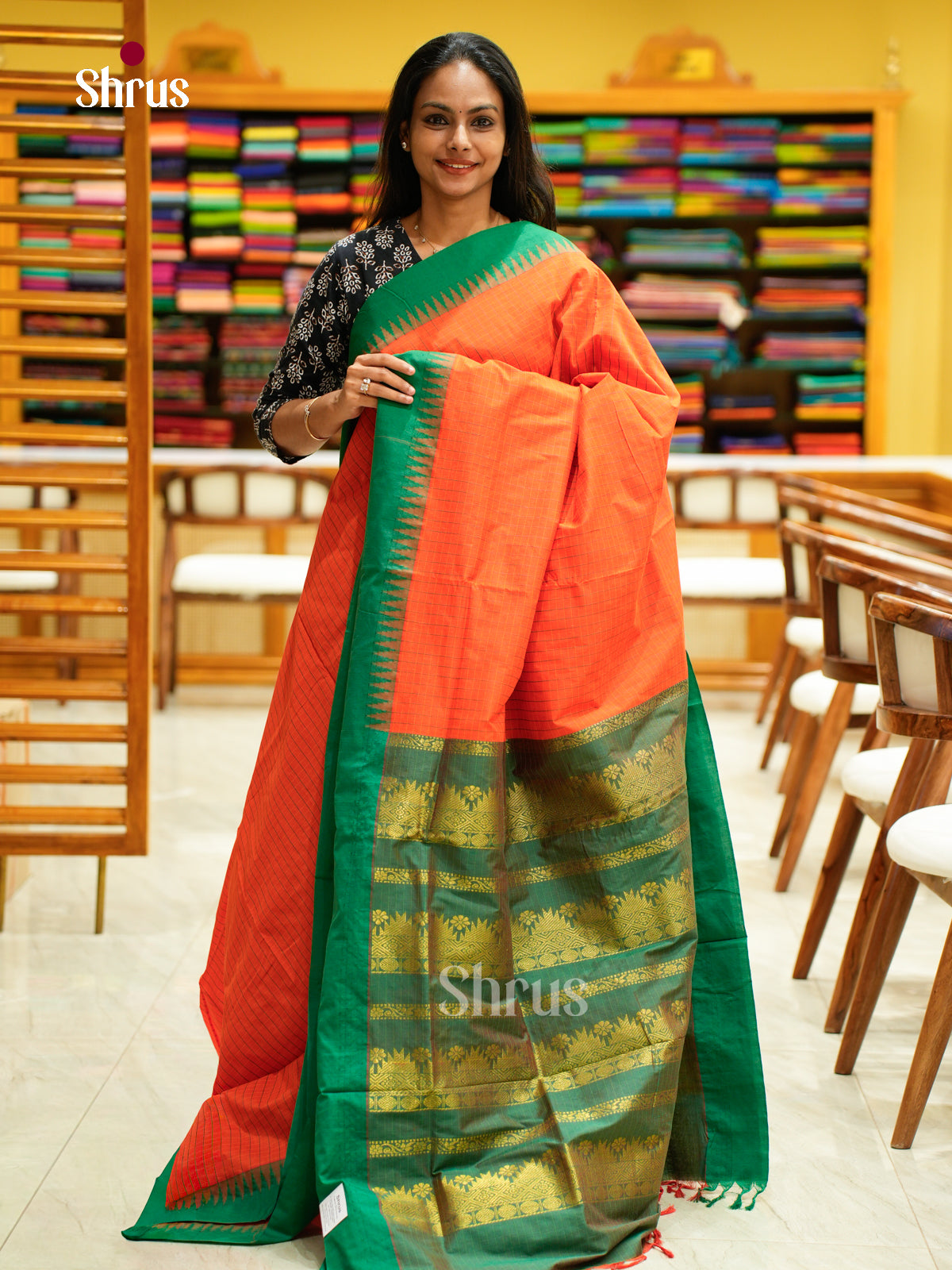 Kalyani Cotton Saree - EES26016 - Shop on Shrus.com
