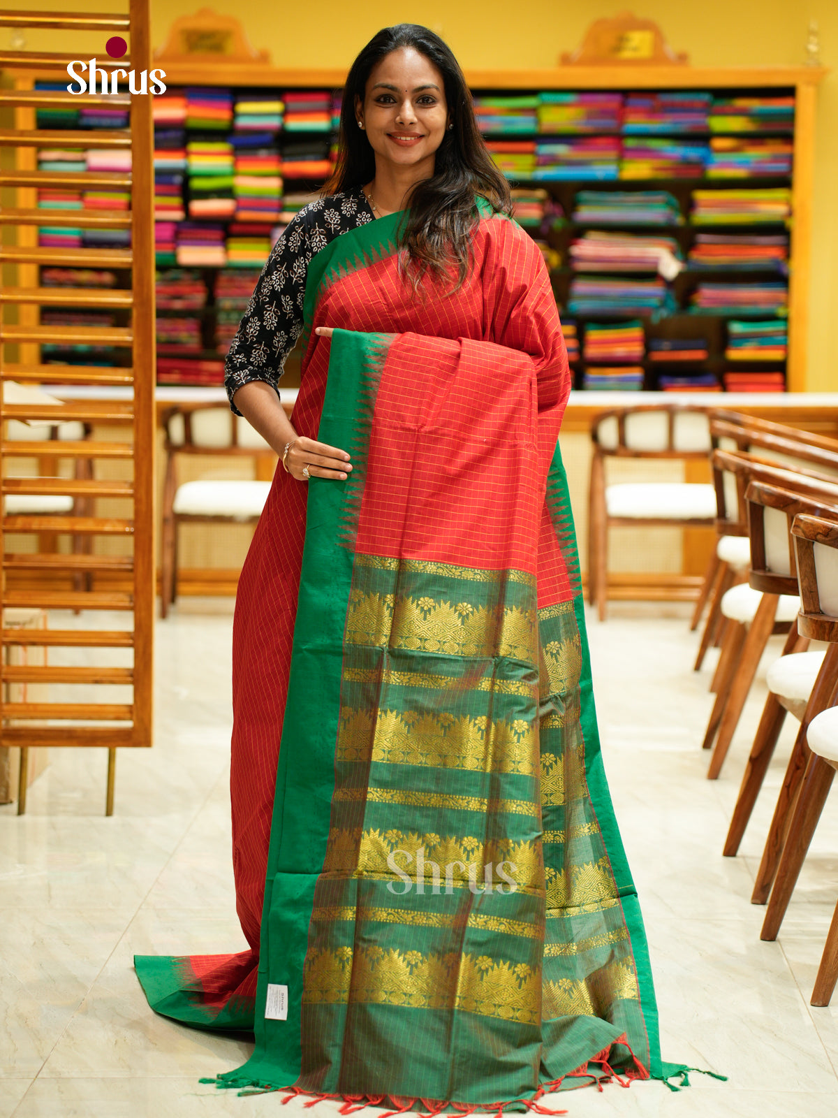 Kalyani Cotton Saree - EES26020 - Shop on Shrus.com