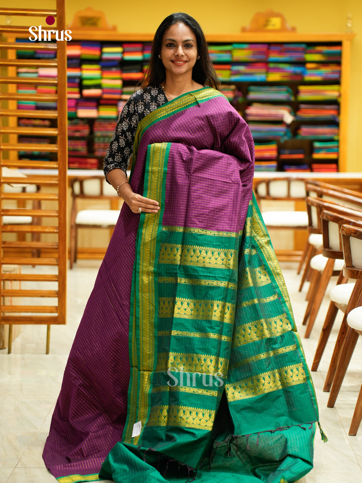 Kalyani Cotton Saree - EES26046 - Shop on Shrus.com