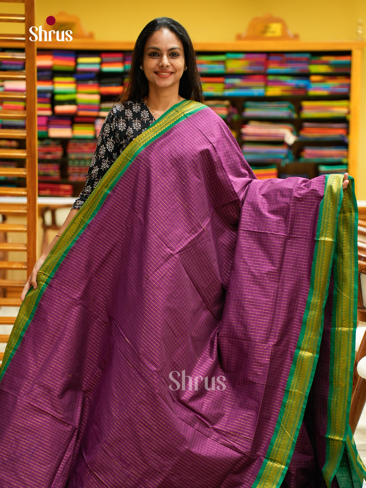 Kalyani Cotton Saree - EES26046 - Shop on Shrus.com
