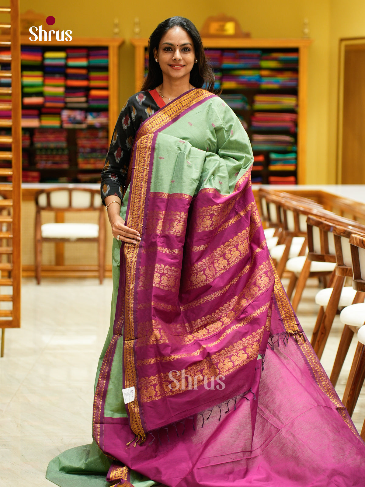 Kalyani Cotton Saree - EES26049 - Shop on Shrus.com