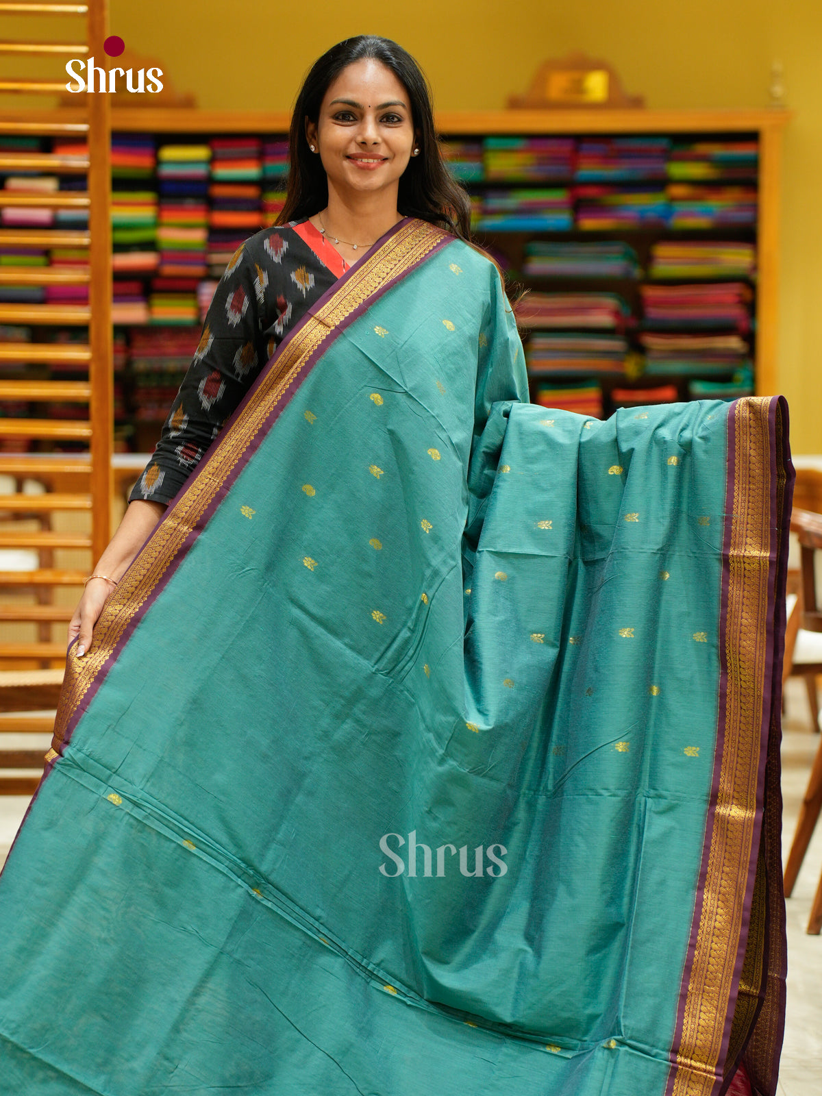Kalyani Cotton Saree - EES26051 - Shop on Shrus.com
