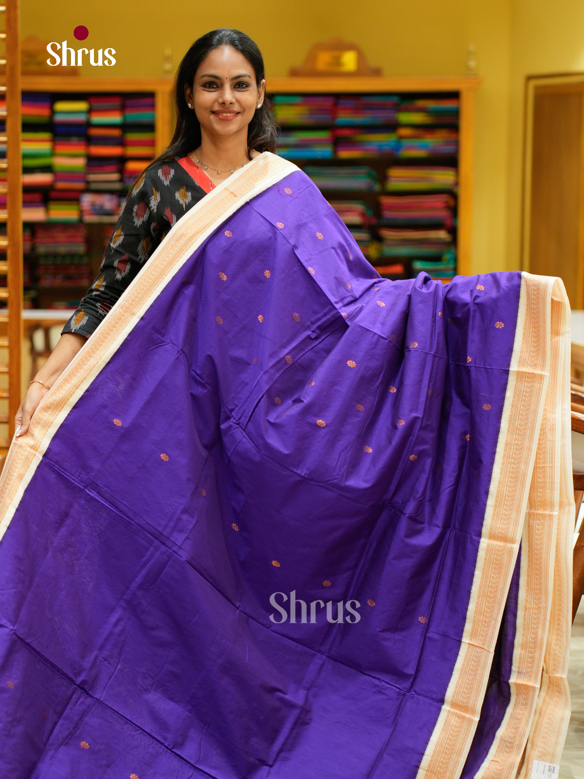 Kalyani Cotton Saree - EES26062 - Shop on Shrus.com