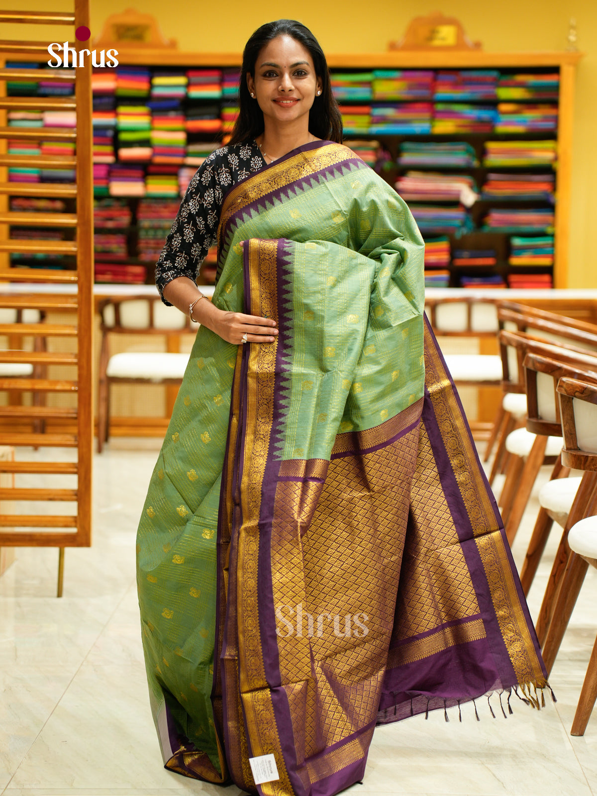Kalyani Cotton Saree - EES26073 - Shop on Shrus.com