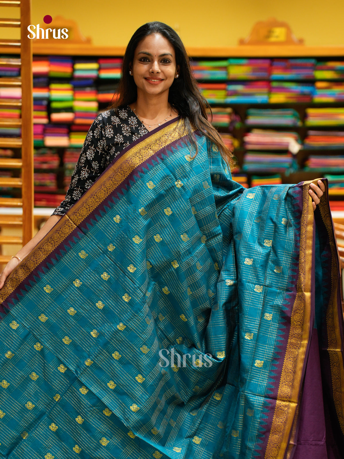 Kalyani Cotton Saree - EES26078 - Shop on Shrus.com