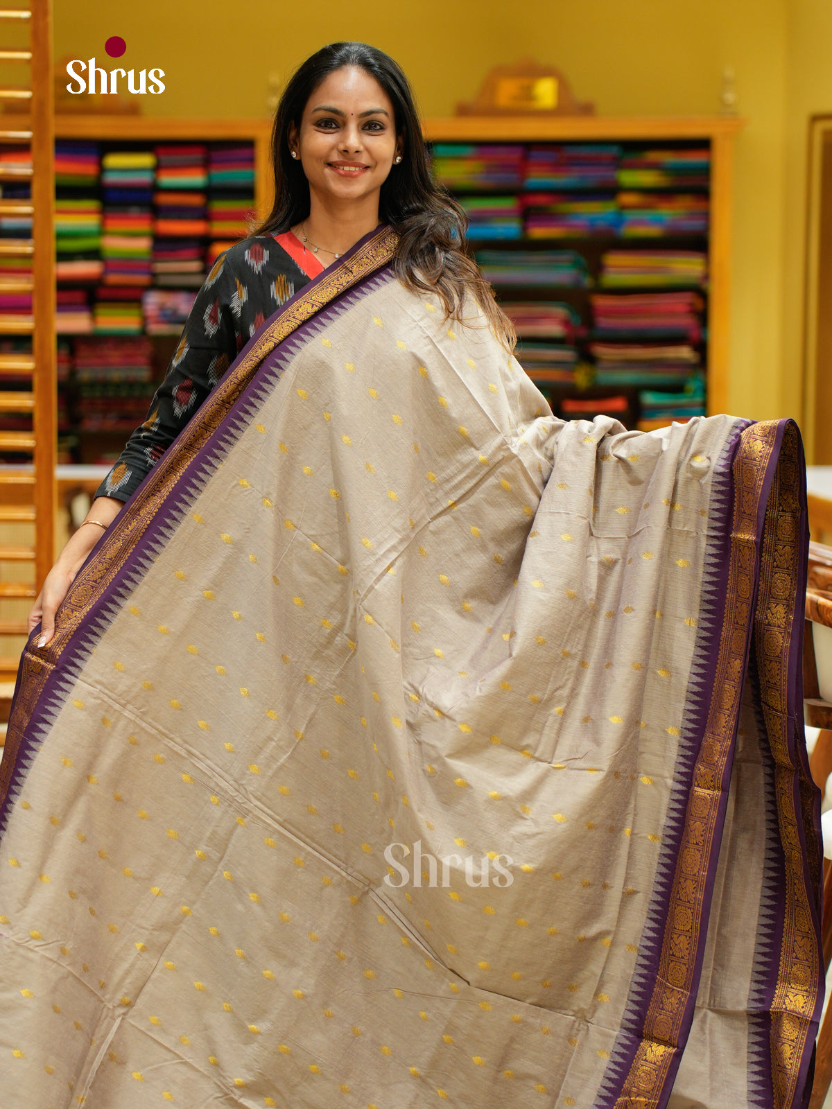 Kalyani Cotton Saree - EES26092 - Shop on Shrus.com