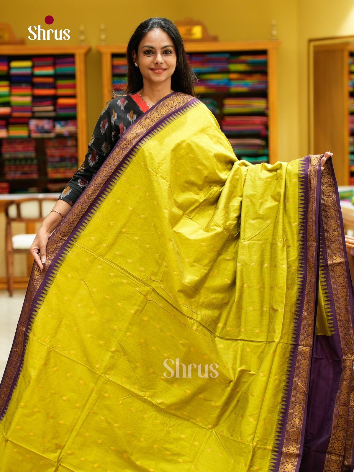Kalyani Cotton Saree - EES26093 - Shop on Shrus.com