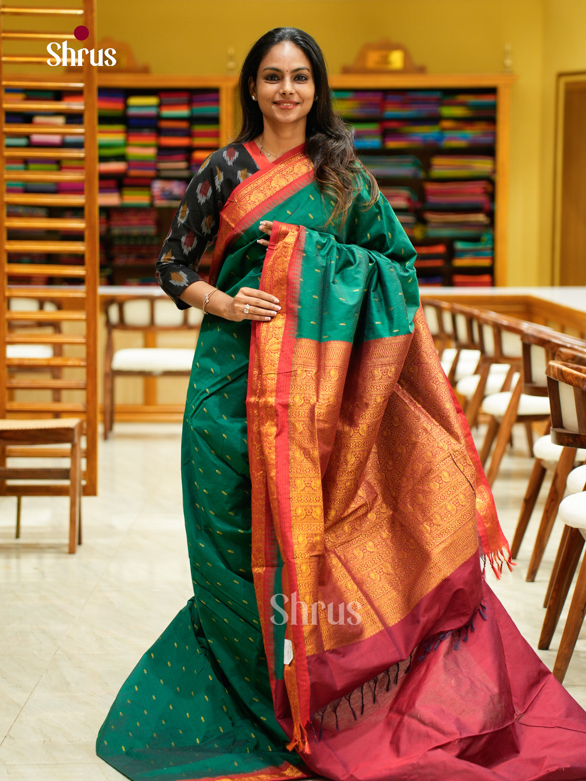 Kalyani Cotton Saree - EES26094 - Shop on Shrus.com